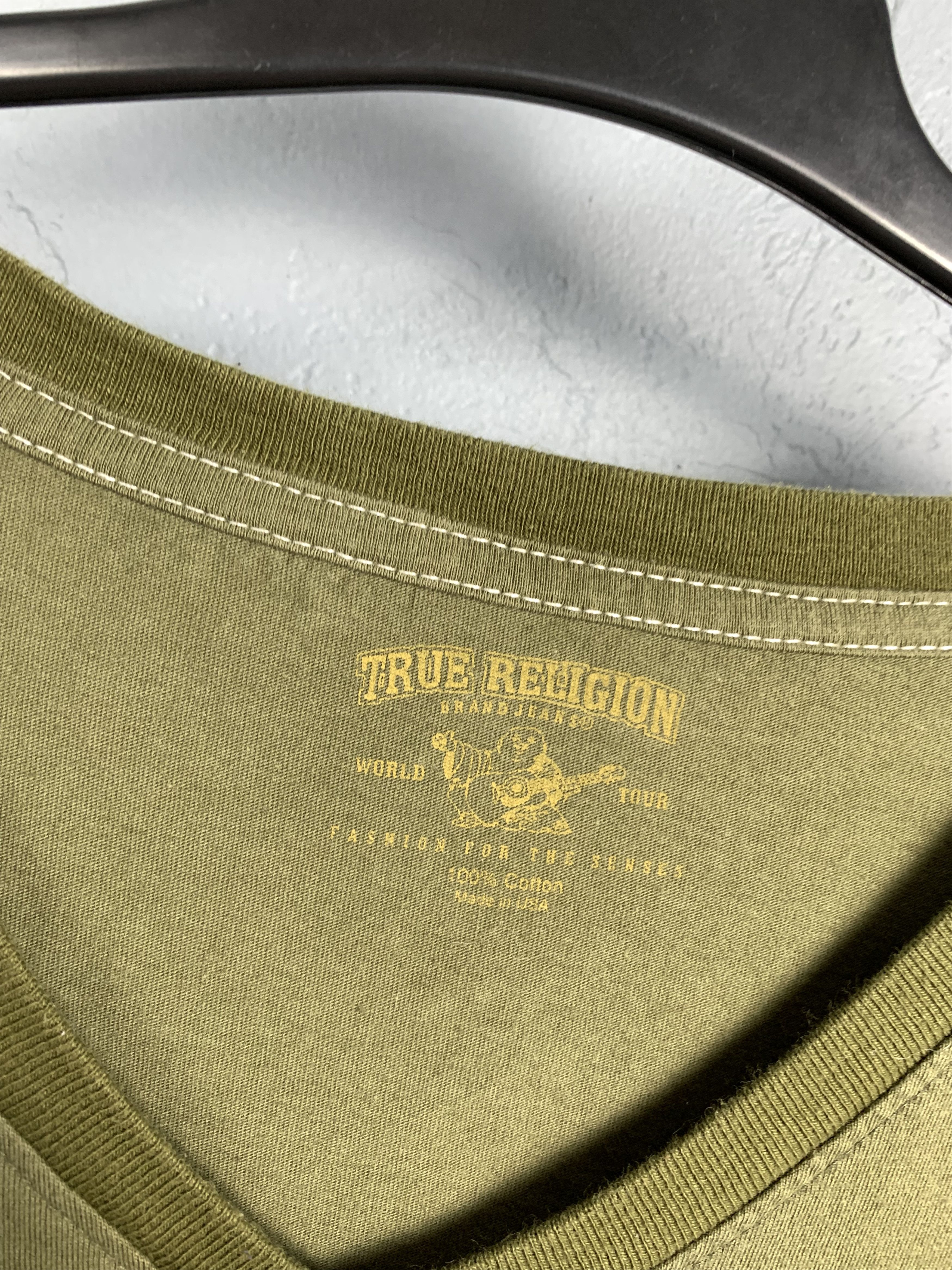 Japanese Brand True Religion Mens T-Shirt Tee Size US L / EU 52-54 / 3 - 4 Thumbnail