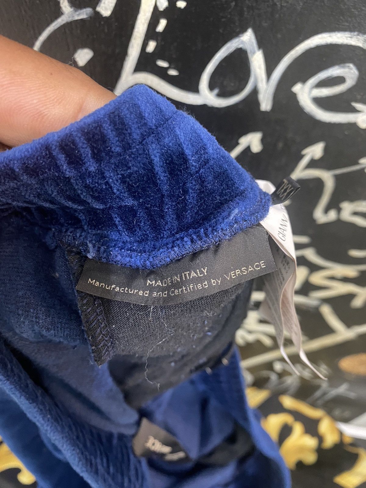 Versace Medusa Velour Pants