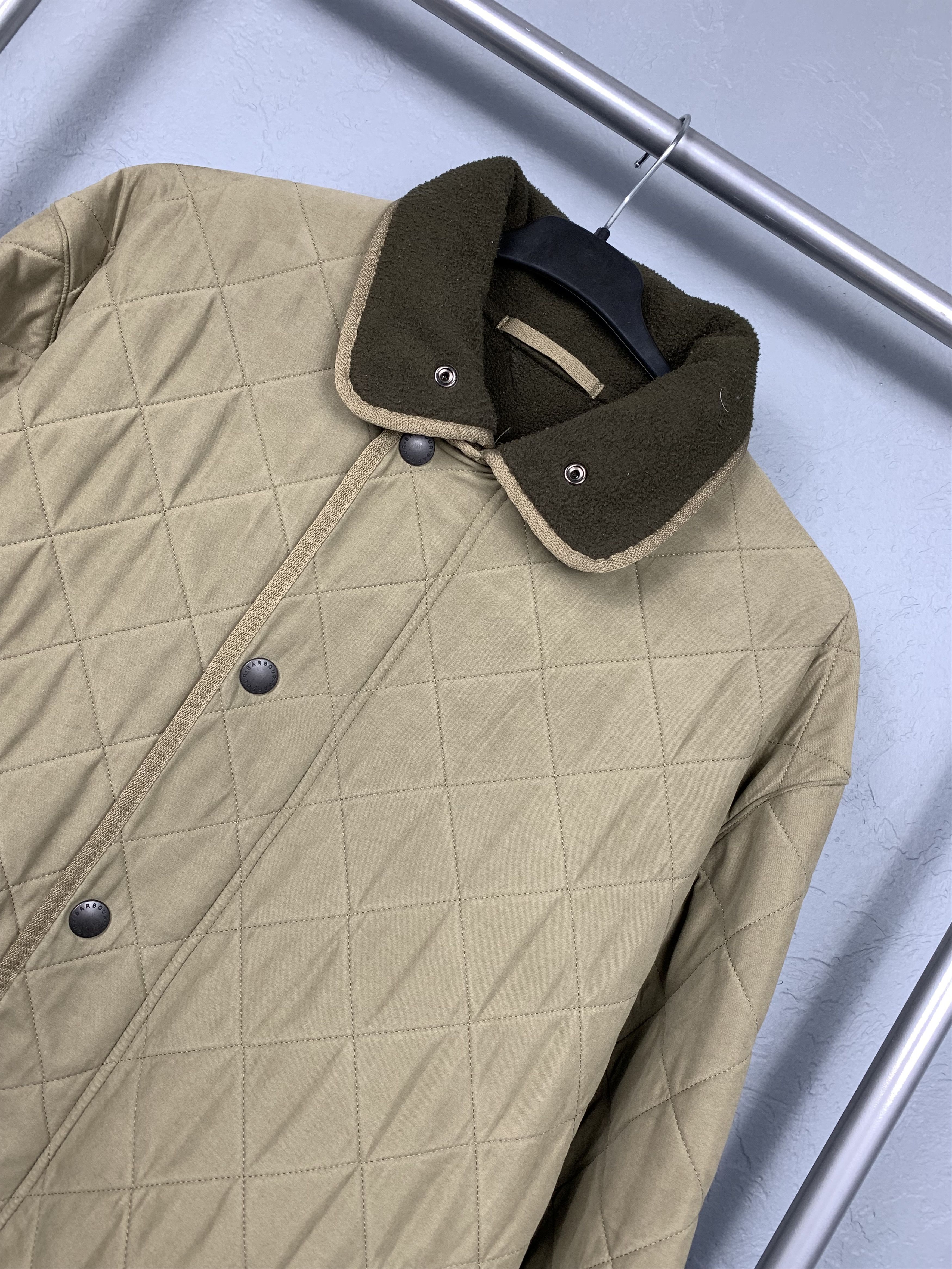 Barbour × Vintage Barbour Vintage Mens Microfibre Polarquilt Quilted Jacket Size US XL / EU 56 / 4 - 2 Thumbnail