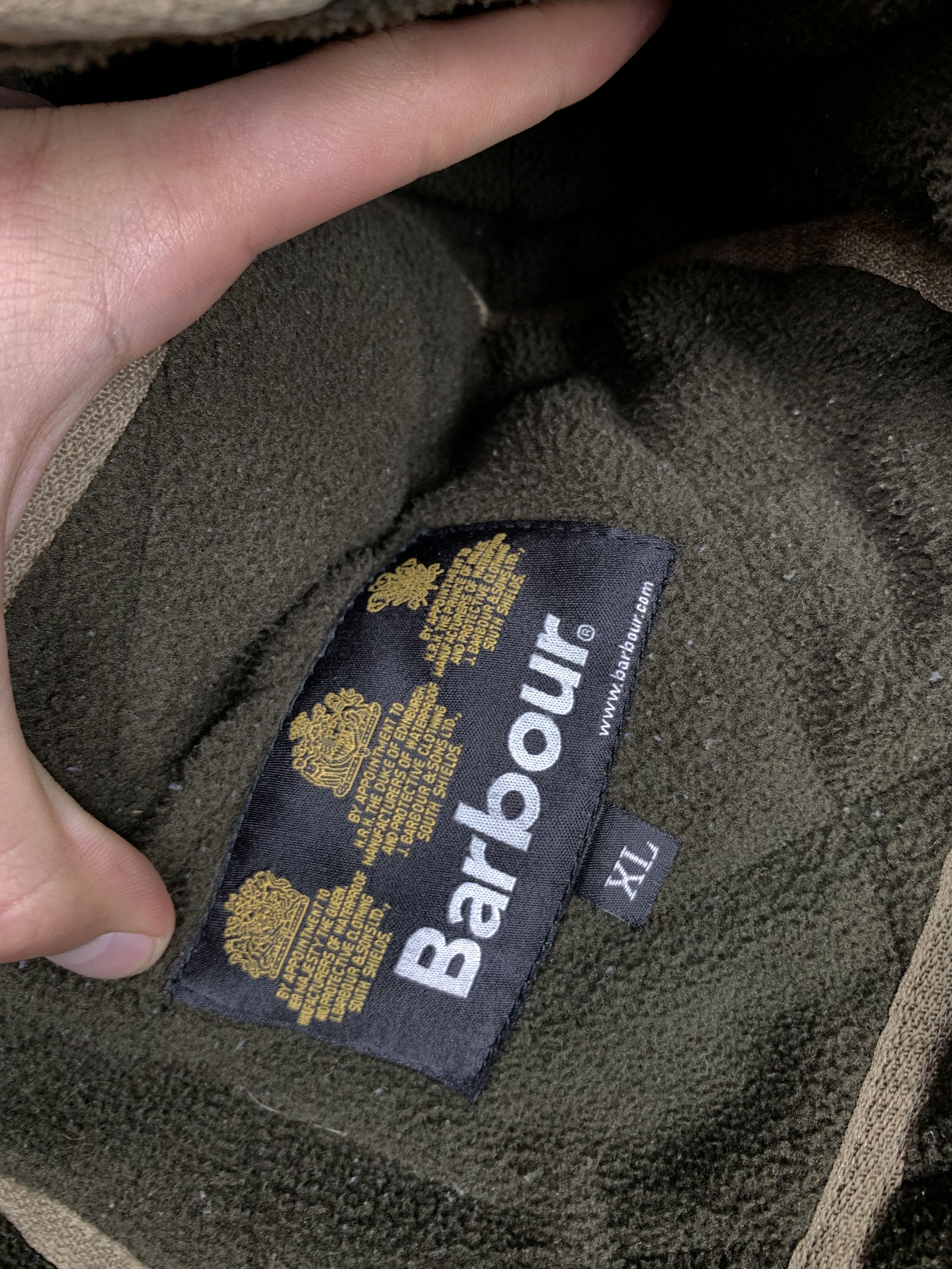 Barbour × Vintage Barbour Vintage Mens Microfibre Polarquilt Quilted Jacket Size US XL / EU 56 / 4 - 4 Thumbnail