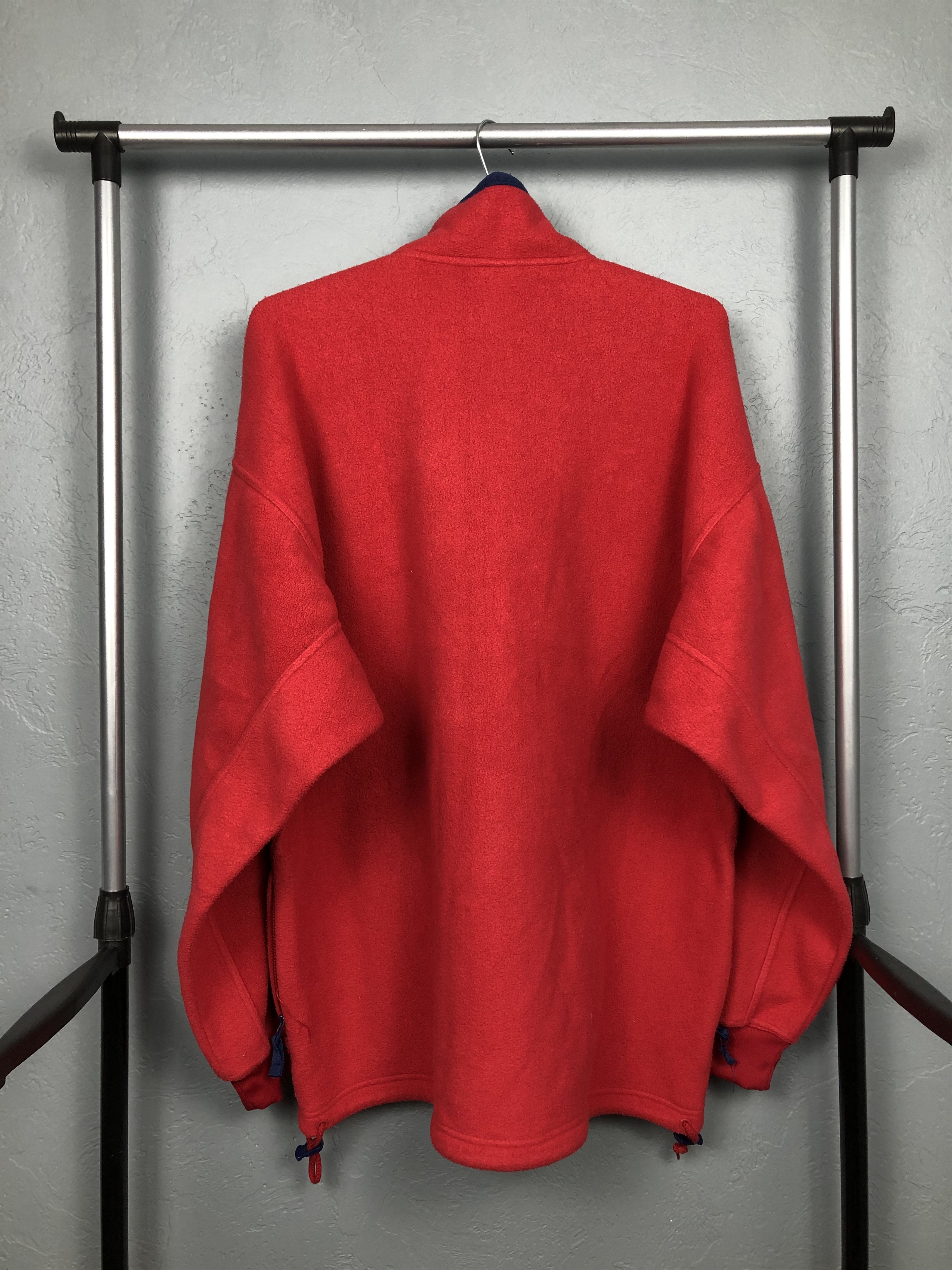 Adidas Adidas Vintage Mens Fleece Quarter 1\4 Zip Jacket Size US L / EU 52-54 / 3 - 5 Thumbnail
