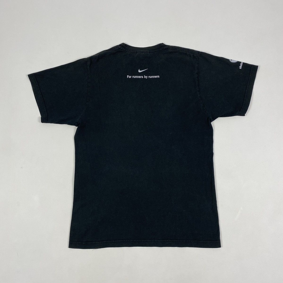 Nike × Vintage 2000’s Vintage Nike x Bowerman Running Box Graphic Promo Tee Size US S / EU 44-46 / 1 - 8 Thumbnail