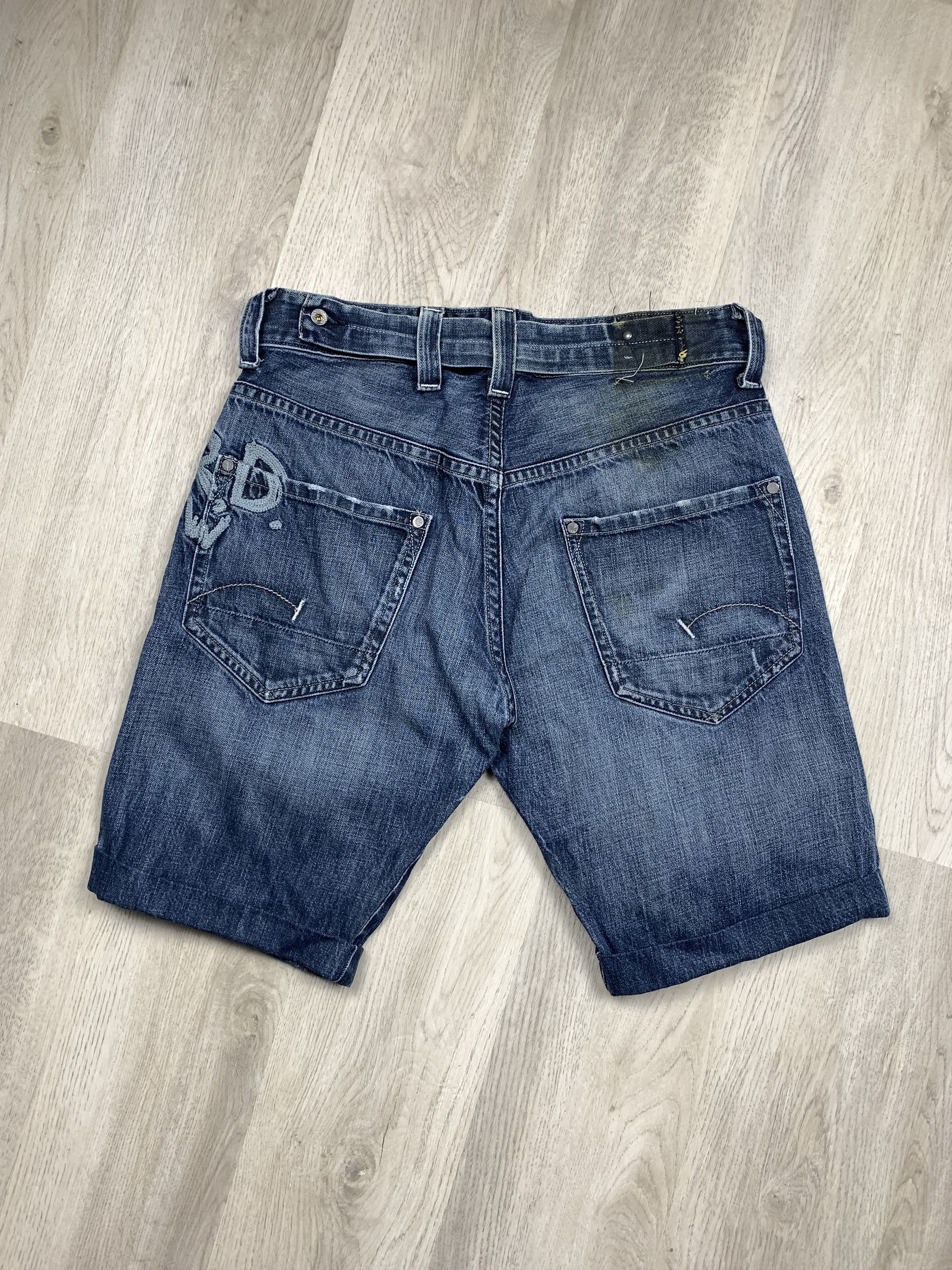 G-Star G Star Raw Vintage Mens Denim Cropped Pants Jeans Shorts Size US 33 - 1 Thumbnail