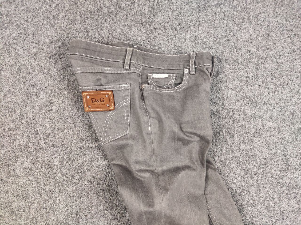 Dolce & Gabbana Vintage 90's Dolce & Gabbana Slimmy Women's Gray Denim Jeans Size 25" / US 0 / IT 36 - 16 Thumbnail