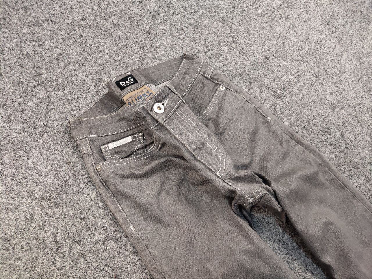 Dolce & Gabbana Vintage 90's Dolce & Gabbana Slimmy Women's Gray Denim Jeans Size 25" / US 0 / IT 36 - 10 Thumbnail