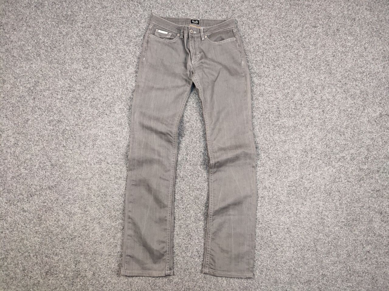 Dolce & Gabbana Vintage 90's Dolce & Gabbana Slimmy Women's Gray Denim Jeans Size 25" / US 0 / IT 36 - 12 Thumbnail