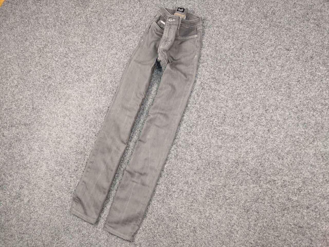 Dolce & Gabbana Vintage 90's Dolce & Gabbana Slimmy Women's Gray Denim Jeans Size 25" / US 0 / IT 36 - 3 Thumbnail