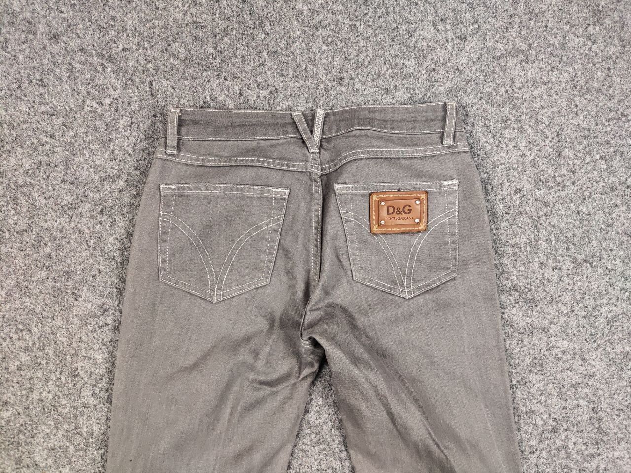 Dolce & Gabbana Vintage 90's Dolce & Gabbana Slimmy Women's Gray Denim Jeans Size 25" / US 0 / IT 36 - 14 Thumbnail