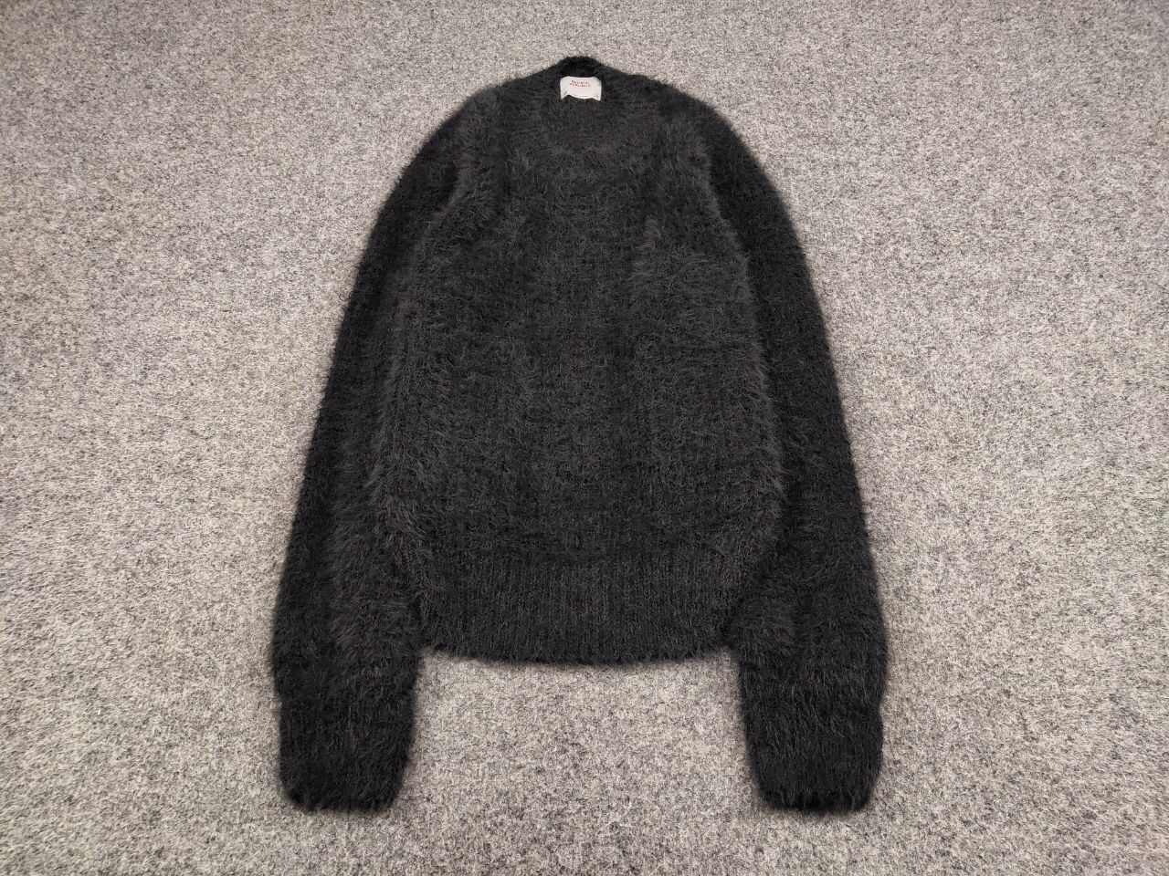 Japanese Brand Vintage 90's Japanese Dark Knit Sweater Mohair Fuzzy Style Size M / US 6-8 / IT 42-44 - 2 Thumbnail