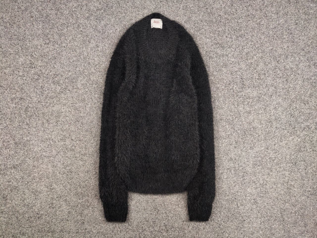 Japanese Brand Vintage 90's Japanese Dark Knit Sweater Mohair Fuzzy Style Size M / US 6-8 / IT 42-44 - 1 Thumbnail