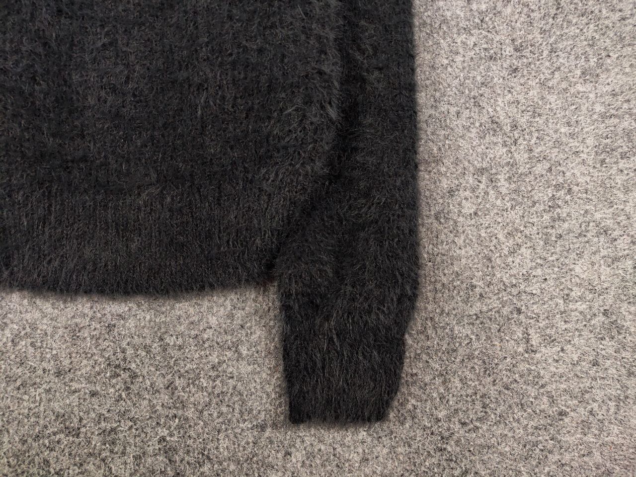 Japanese Brand Vintage 90's Japanese Dark Knit Sweater Mohair Fuzzy Style Size M / US 6-8 / IT 42-44 - 10 Thumbnail
