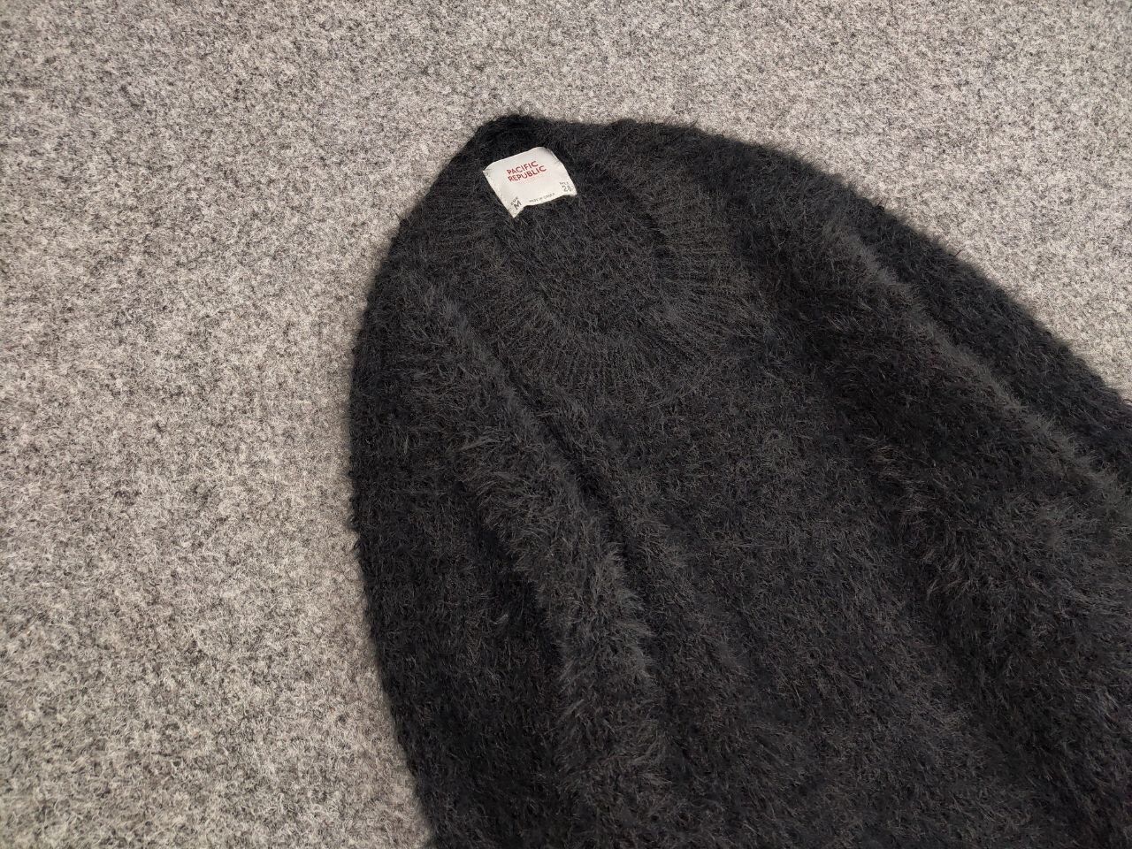 Japanese Brand Vintage 90's Japanese Dark Knit Sweater Mohair Fuzzy Style Size M / US 6-8 / IT 42-44 - 7 Thumbnail