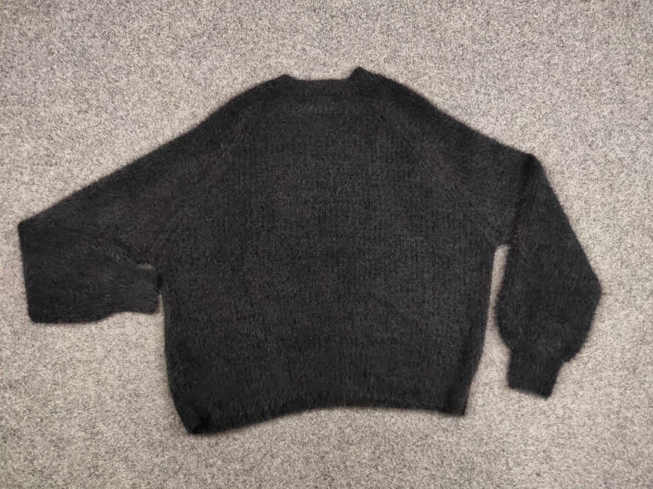 Japanese Brand Vintage 90's Japanese Dark Knit Sweater Mohair Fuzzy Style Size M / US 6-8 / IT 42-44 - 15 Thumbnail