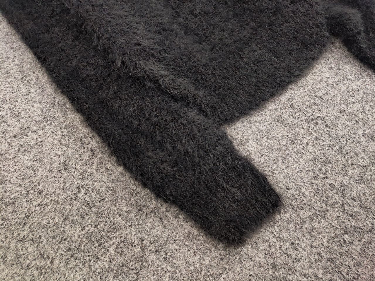 Japanese Brand Vintage 90's Japanese Dark Knit Sweater Mohair Fuzzy Style Size M / US 6-8 / IT 42-44 - 6 Thumbnail