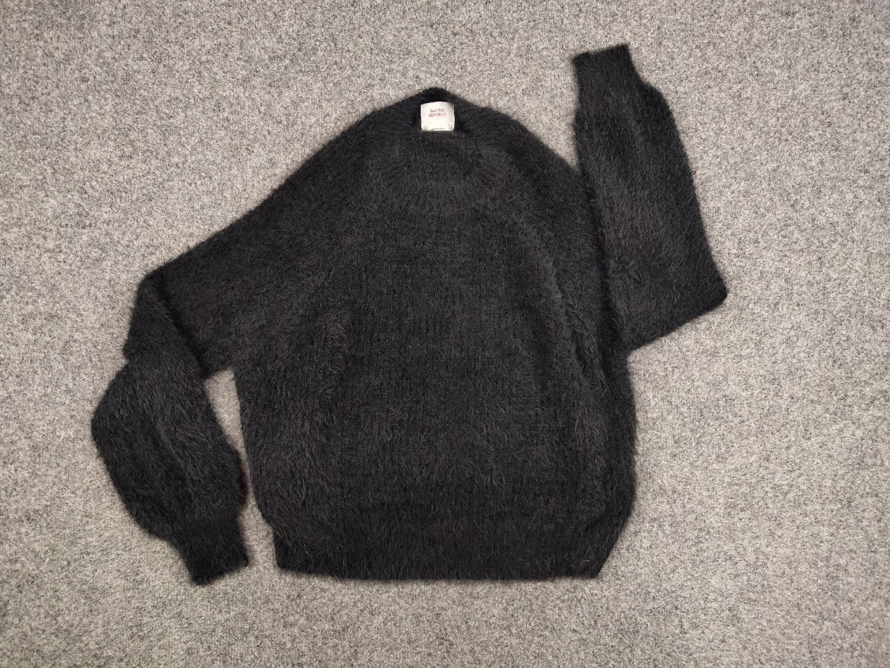 Japanese Brand Vintage 90's Japanese Dark Knit Sweater Mohair Fuzzy Style Size M / US 6-8 / IT 42-44 - 12 Thumbnail