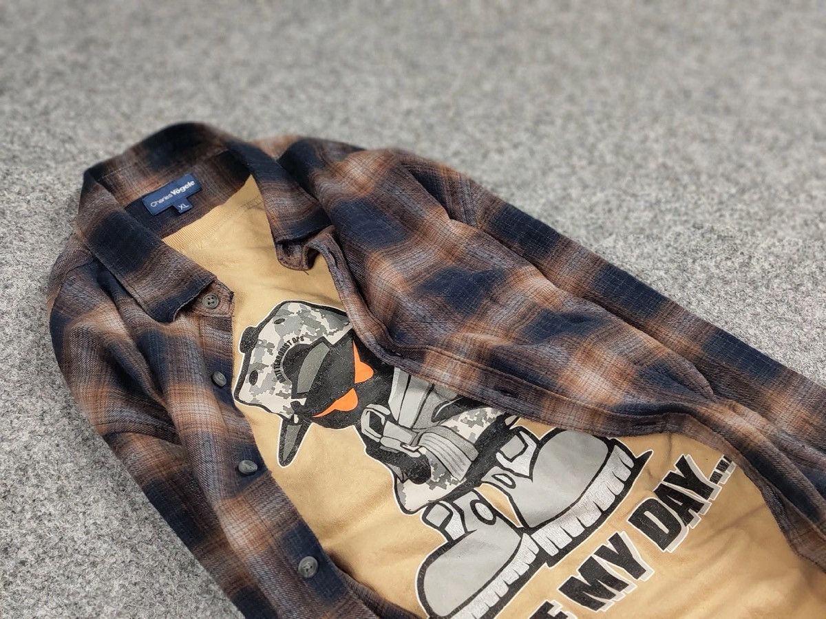 Flannel VTG needles Travis Scott Style Y2K Flannel Shirt Kapital Size US XL / EU 56 / 4 - 10 Thumbnail