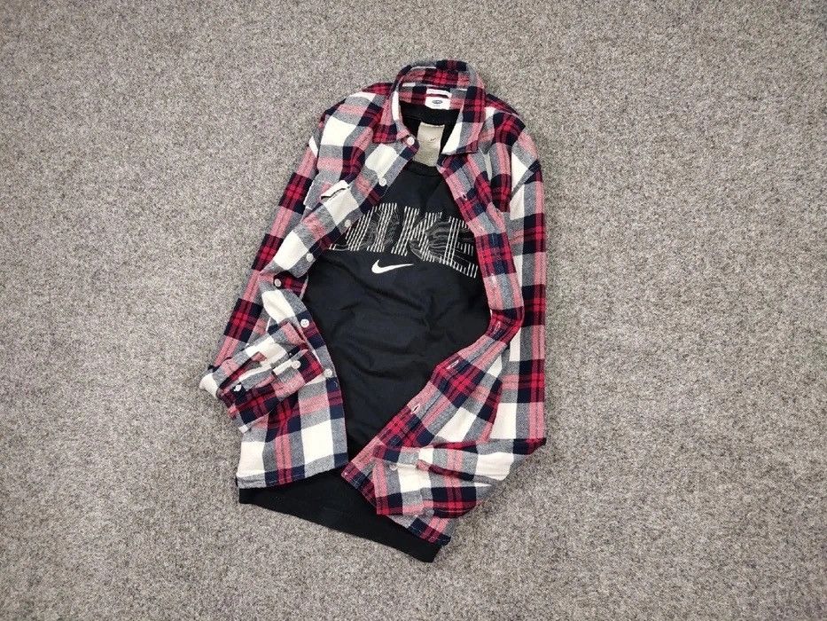 Flannel Vintage Flannel Shirt Travis Scott Style Streetwear Hype Size US L / EU 52-54 / 3 - 9 Thumbnail