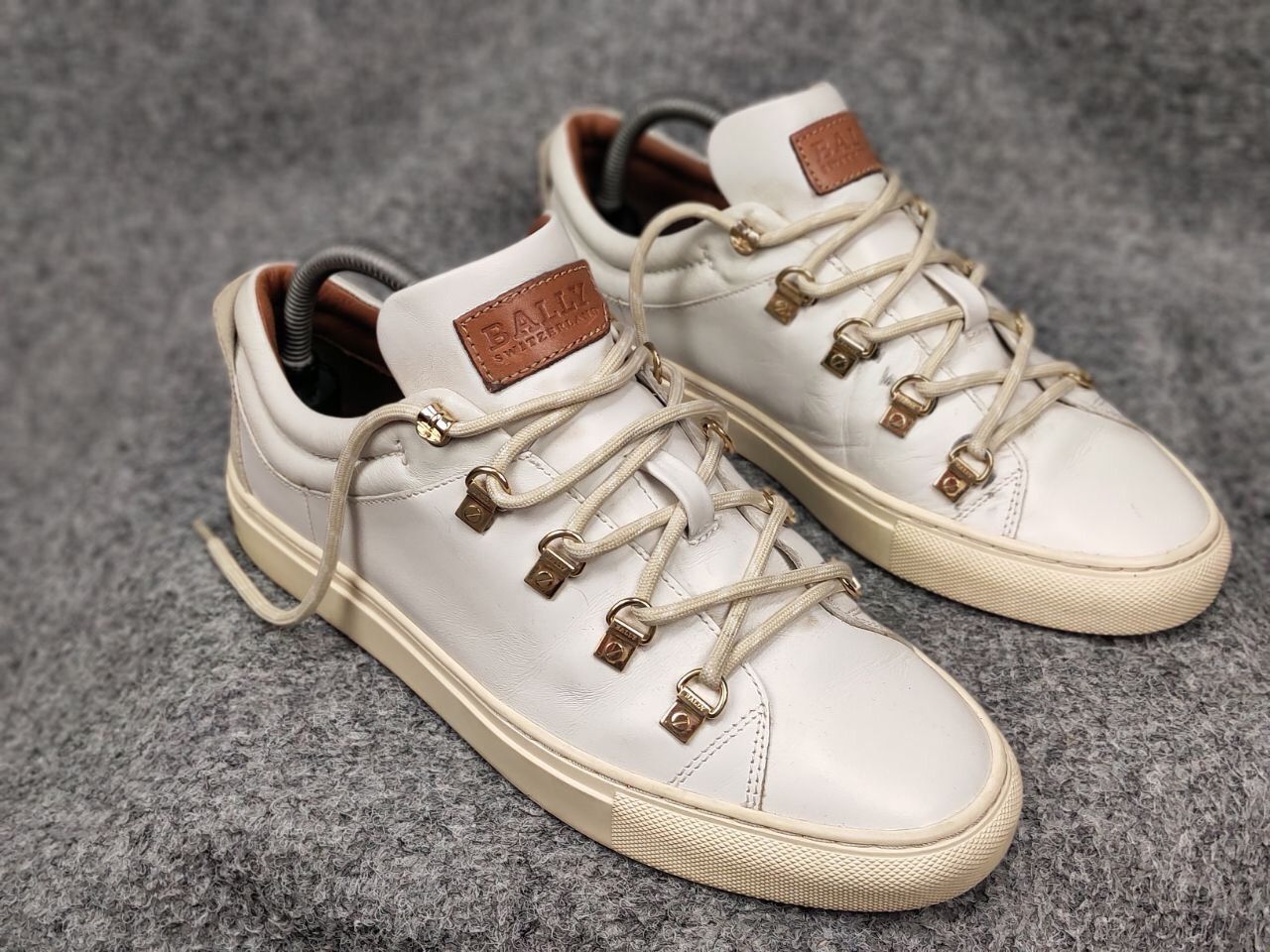 Bally Bally Heidy Switzerland White leather Low - Top Sneakers Size US 8.5 / IT 38.5 - 13 Thumbnail