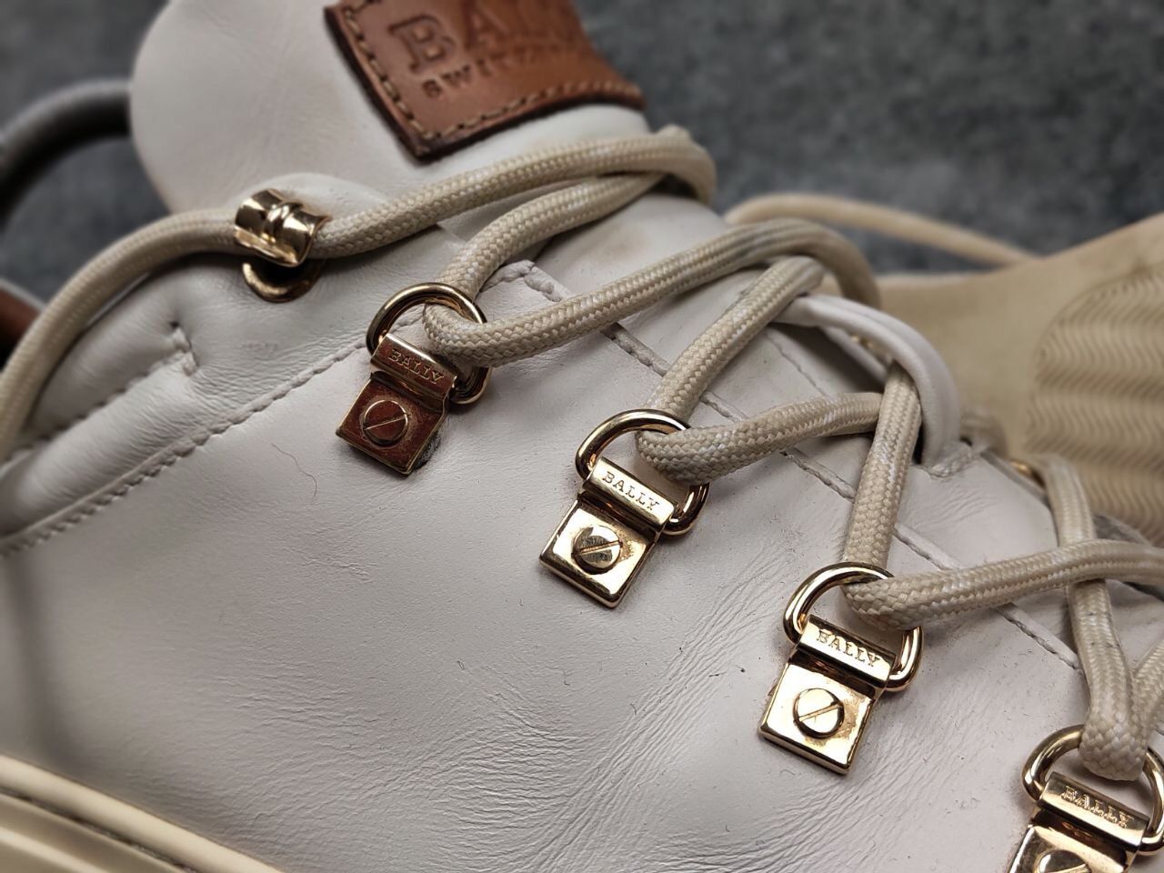 Bally Bally Heidy Switzerland White leather Low - Top Sneakers Size US 8.5 / IT 38.5 - 19 Thumbnail