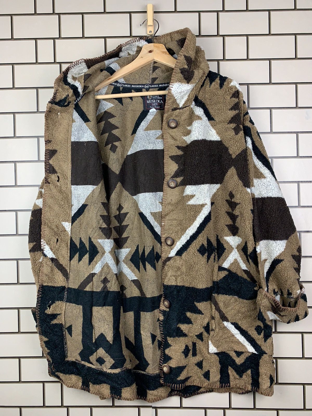Native × Vintage Vintage Native Muskoka Lakes Hoodie Jacket Size US S / EU 44-46 / 1 - 3 Thumbnail