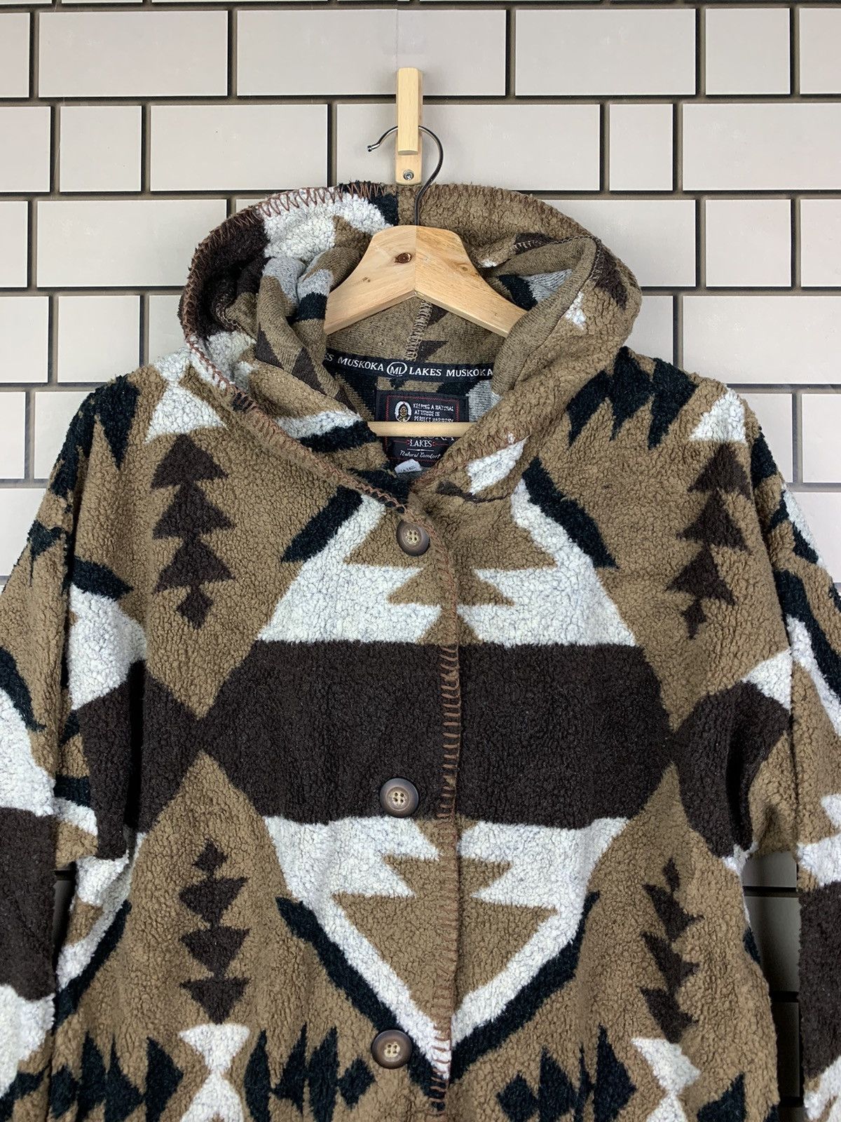 Native × Vintage Vintage Native Muskoka Lakes Hoodie Jacket Size US S / EU 44-46 / 1 - 5 Thumbnail