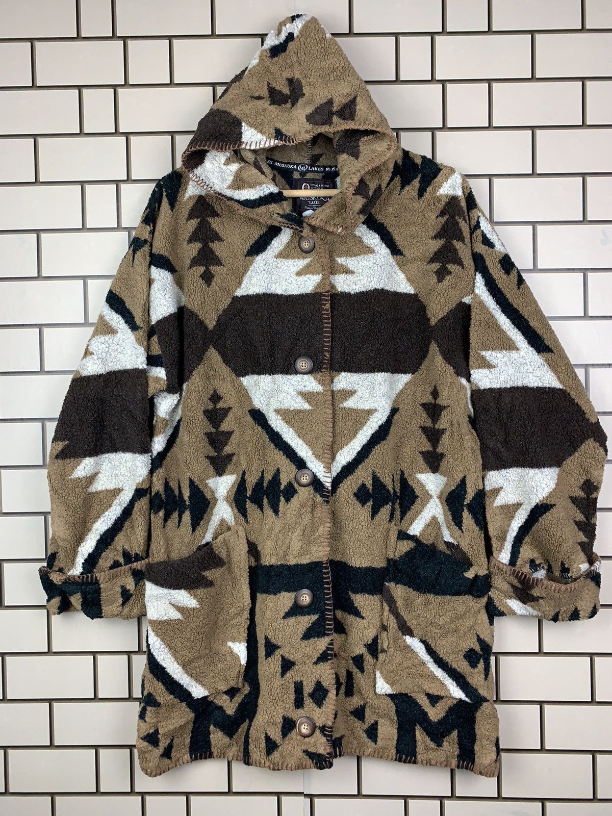 Native × Vintage Vintage Native Muskoka Lakes Hoodie Jacket Size US S / EU 44-46 / 1 - 2 Thumbnail