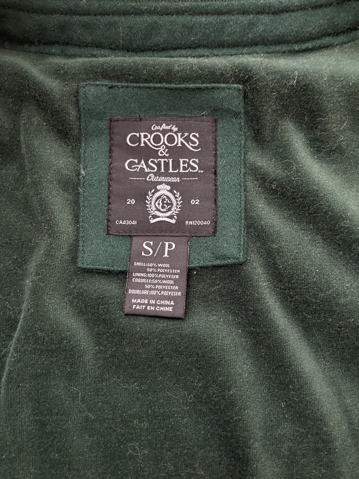 Crooks & Castles × Rap Tees Crooks & Castles iconic varsity wool bomber Size US S / EU 44-46 / 1 - 5 Thumbnail