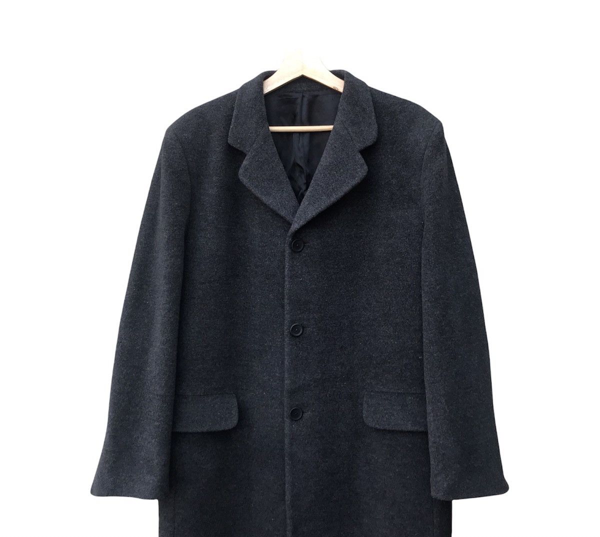 Adolfo Dominguez Designer Adolfo Dominguez winter collection wool long jacket Size US L / EU 52-54 / 3 - 3 Thumbnail