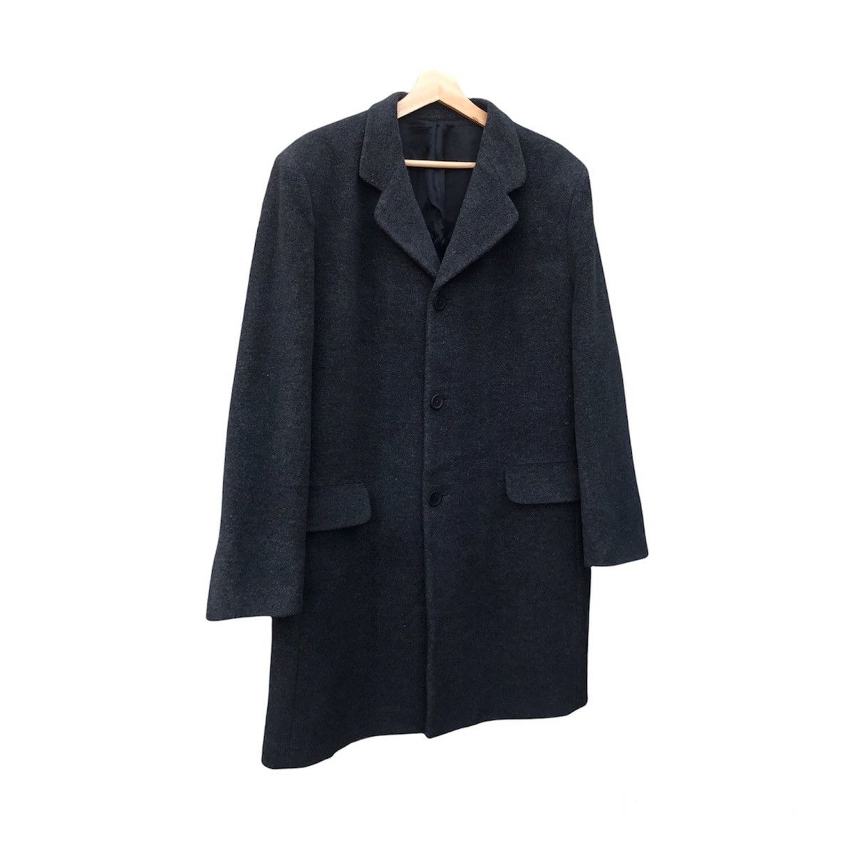 Adolfo Dominguez Designer Adolfo Dominguez winter collection wool long jacket Size US L / EU 52-54 / 3 - 4 Thumbnail
