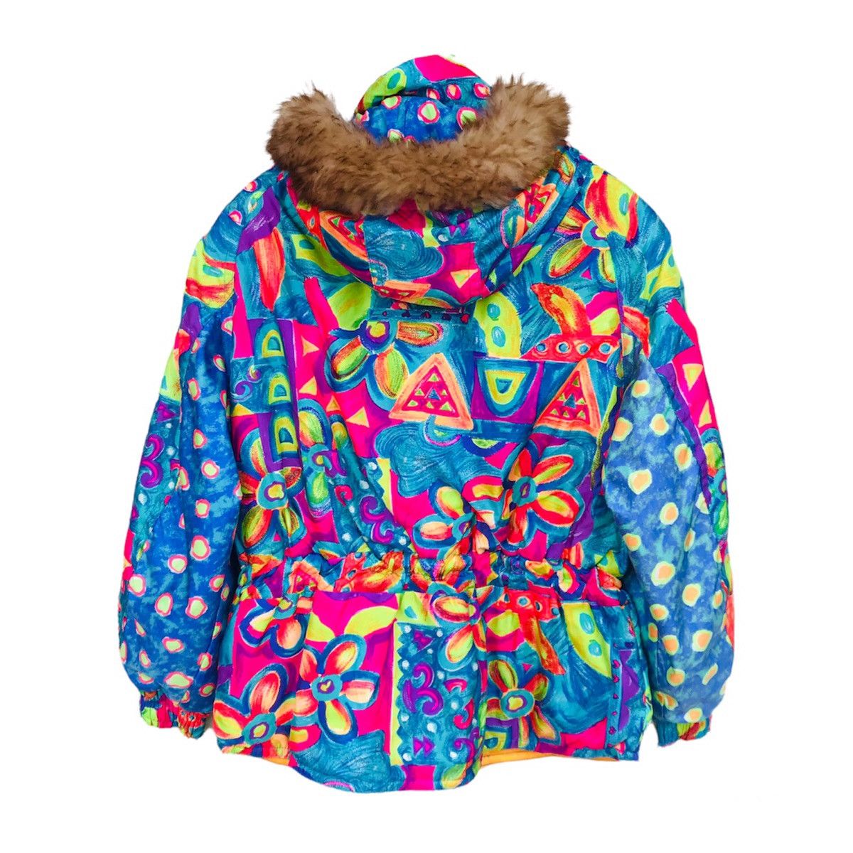 Ellesse × Goldwin Ellesse Women multicolor winter ski jacket fur trimmed Size ONE SIZE - 6 Thumbnail