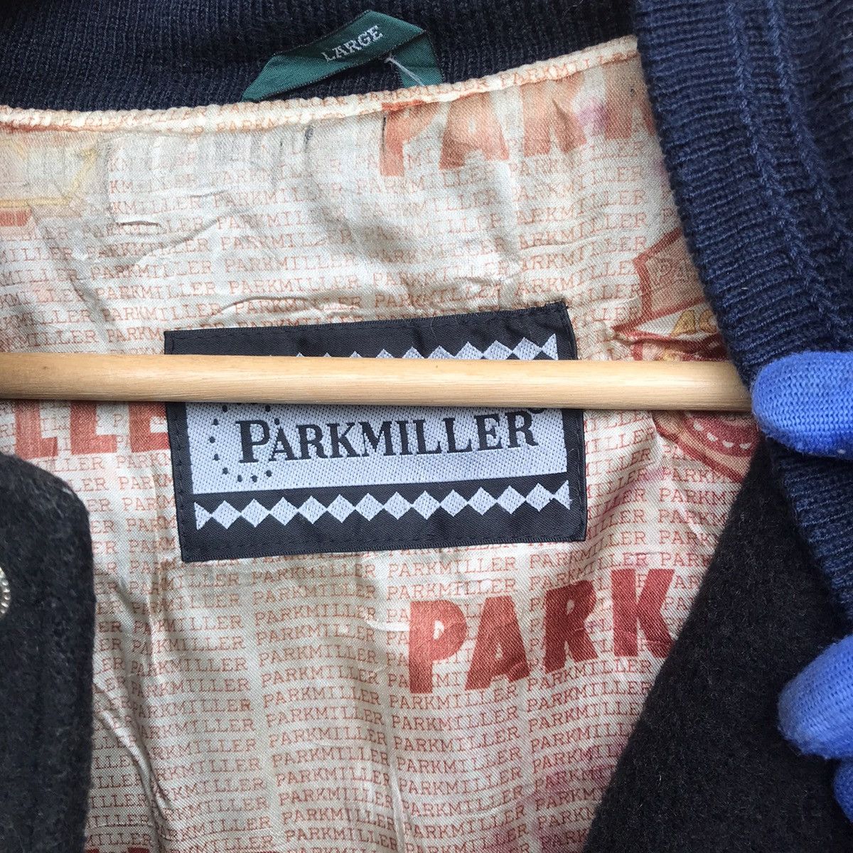 Vintage Rare Vintage Parkmiller varsity leather + wool jacket Size US L / EU 52-54 / 3 - 8 Thumbnail