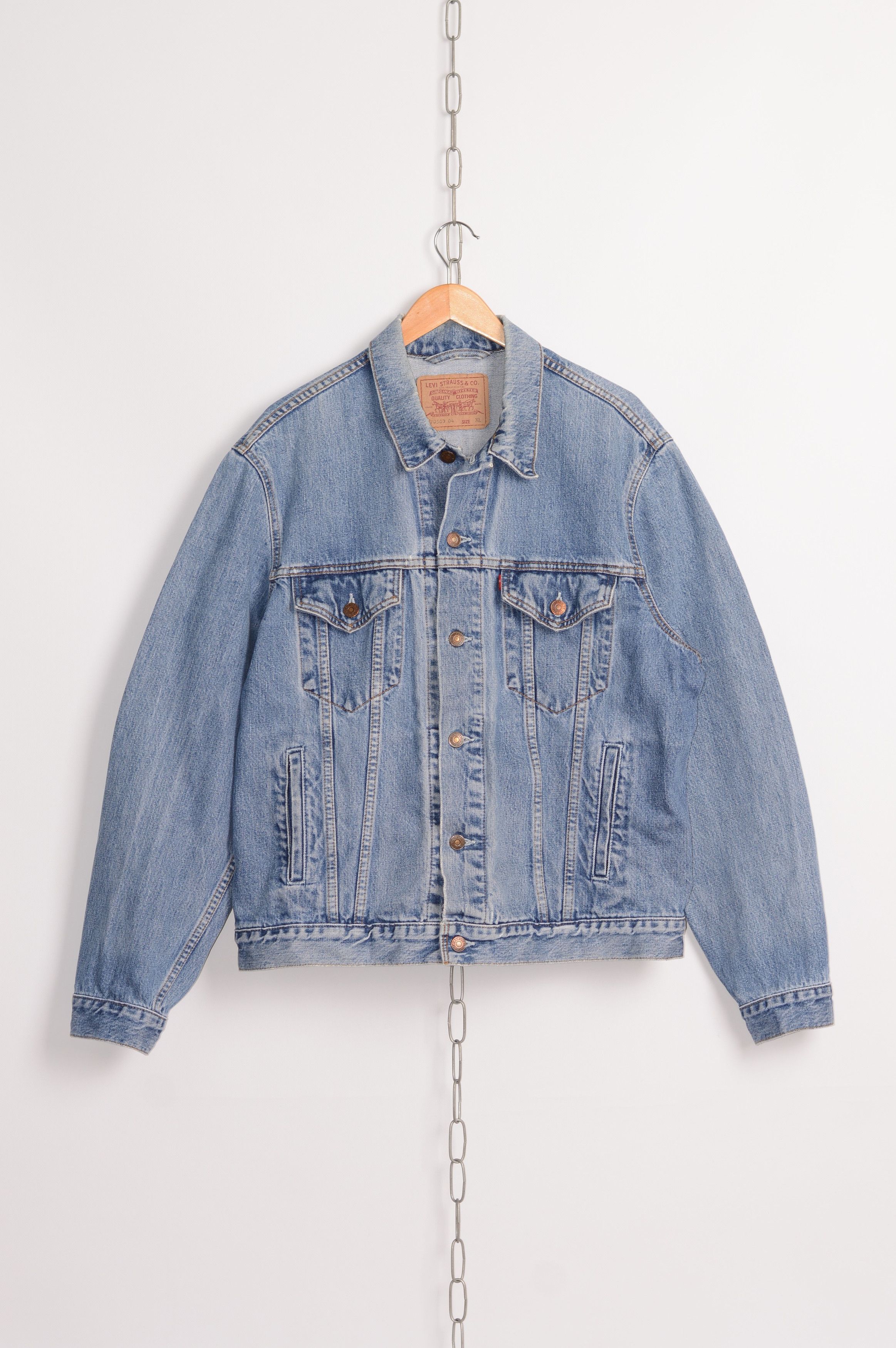 Levi's × Vintage Vintage Levis Jeans Jacket Size US XL / EU 56 / 4 - 1 Thumbnail