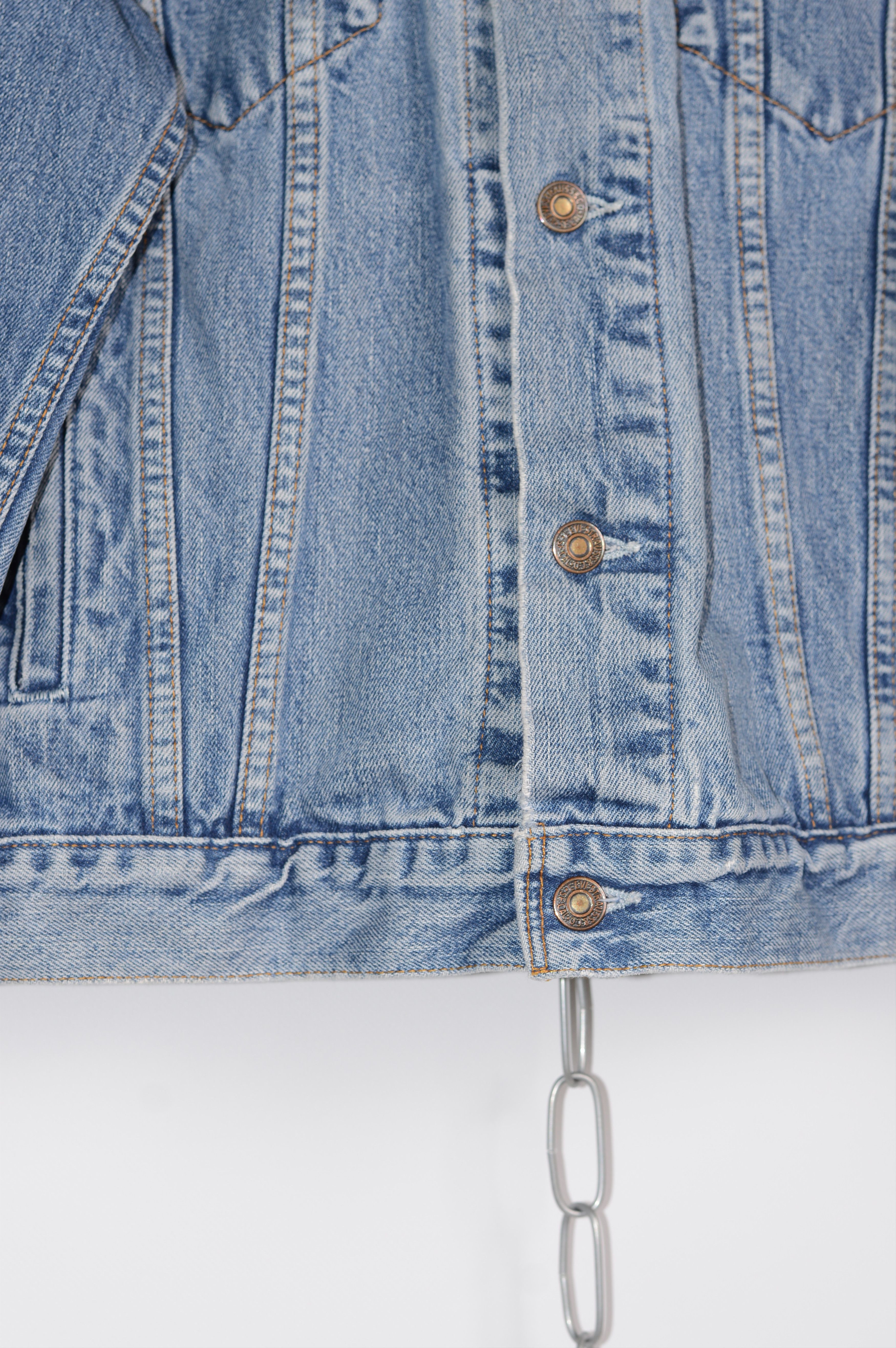 Levi's × Vintage Vintage Levis Jeans Jacket Size US XL / EU 56 / 4 - 4 Thumbnail