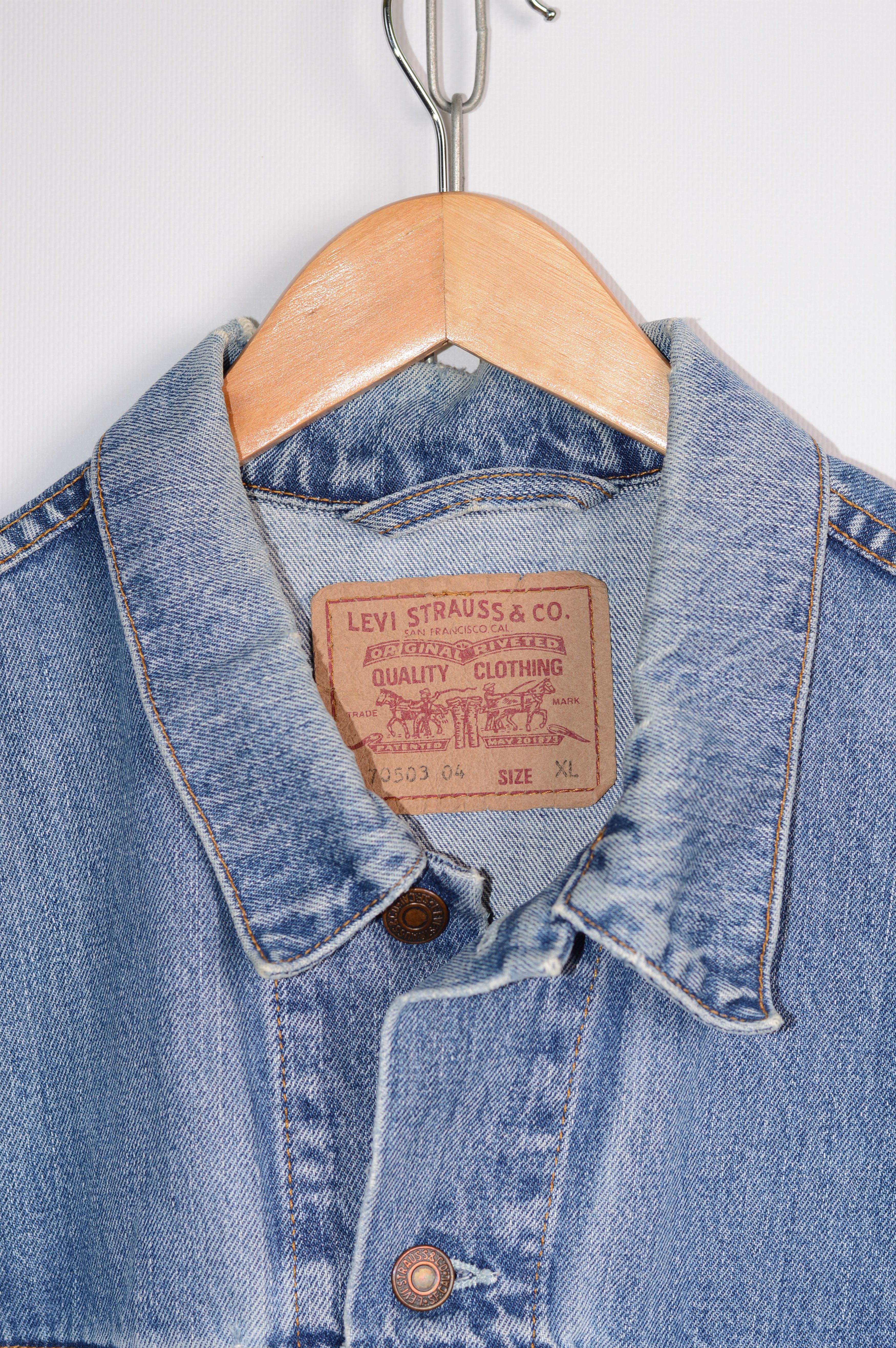 Levi's × Vintage Vintage Levis Jeans Jacket Size US XL / EU 56 / 4 - 3 Thumbnail