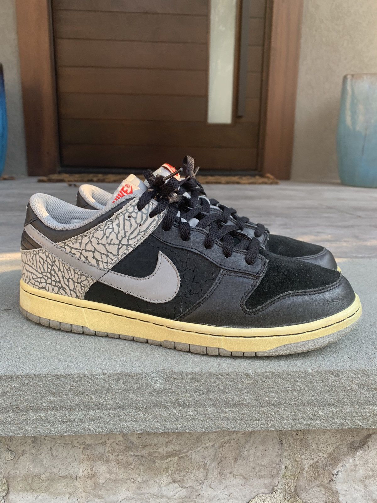 Nike Nike dunk low J-pack Black cement(2009) | Grailed