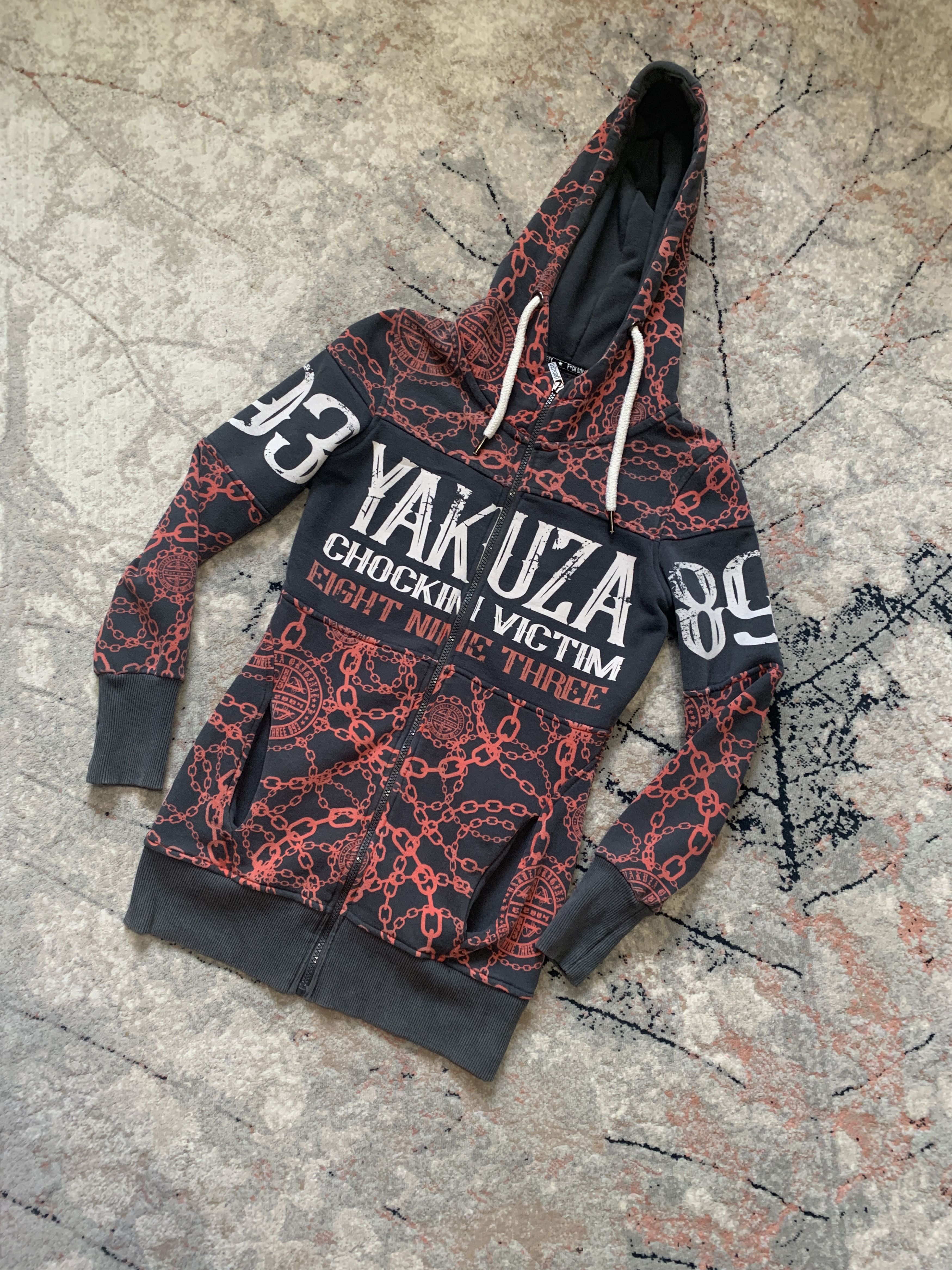 Japanese Brand Yakuza Zip Hoodie Size XS / US 0-2 / IT 36-38 - 1 Thumbnail