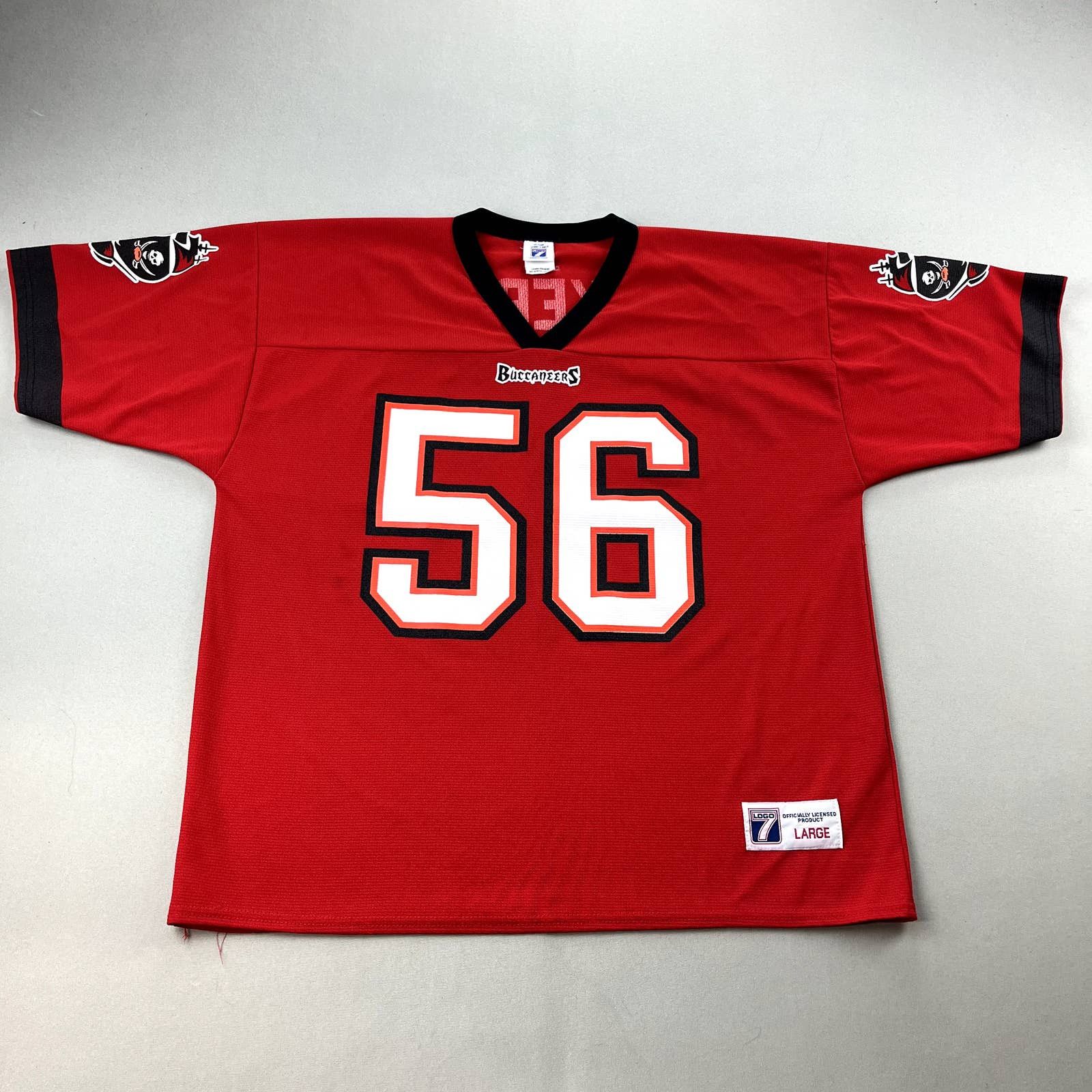Vintage Vintage Tampa Bay Buccaneers Nickerson Jersey Large Red NFL Size US L / EU 52-54 / 3 - 1 Preview