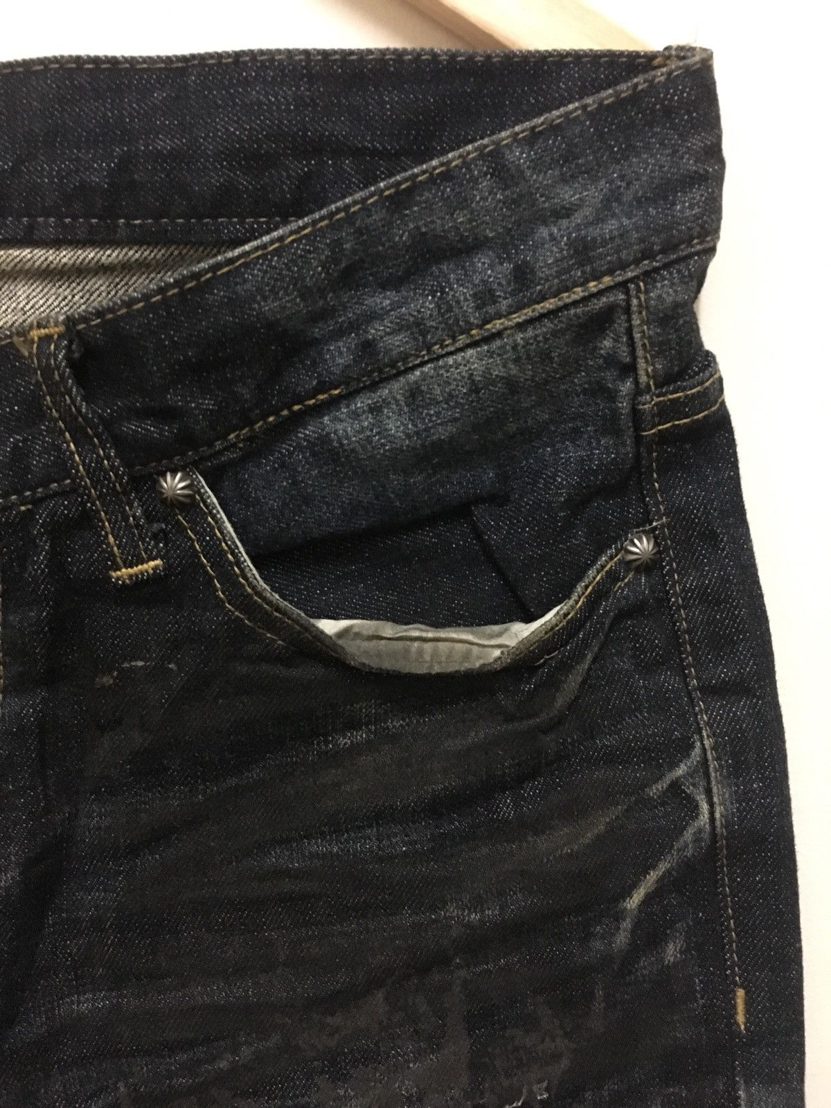 In The Attic In The Attic Distressed Skull Denim Jeans Size 34 Size US 34 / EU 50 - 6 Thumbnail