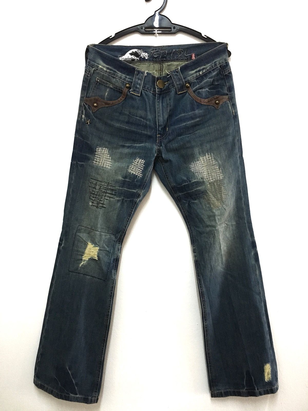 Japanese Brand Big Train Osaka Jean Denim Rare Design Size US 34 / EU 50 - 1 Thumbnail