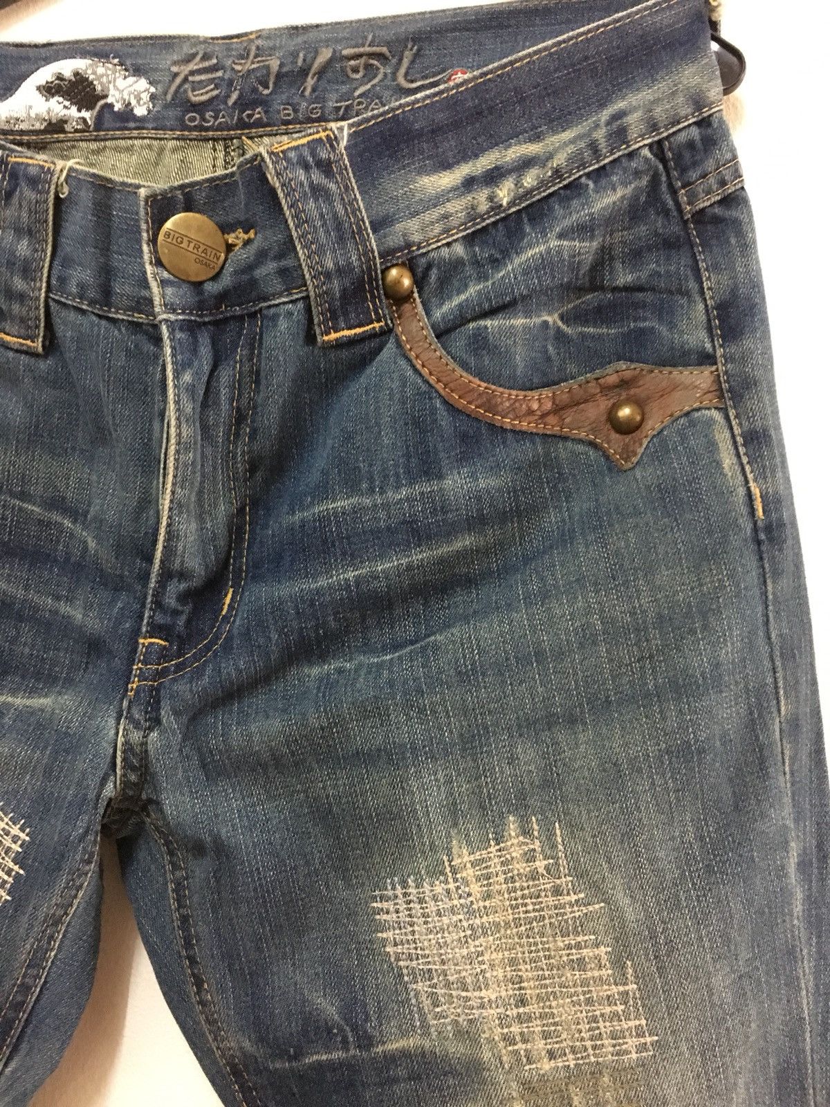 Japanese Brand Big Train Osaka Jean Denim Rare Design Size US 34 / EU 50 - 7 Thumbnail