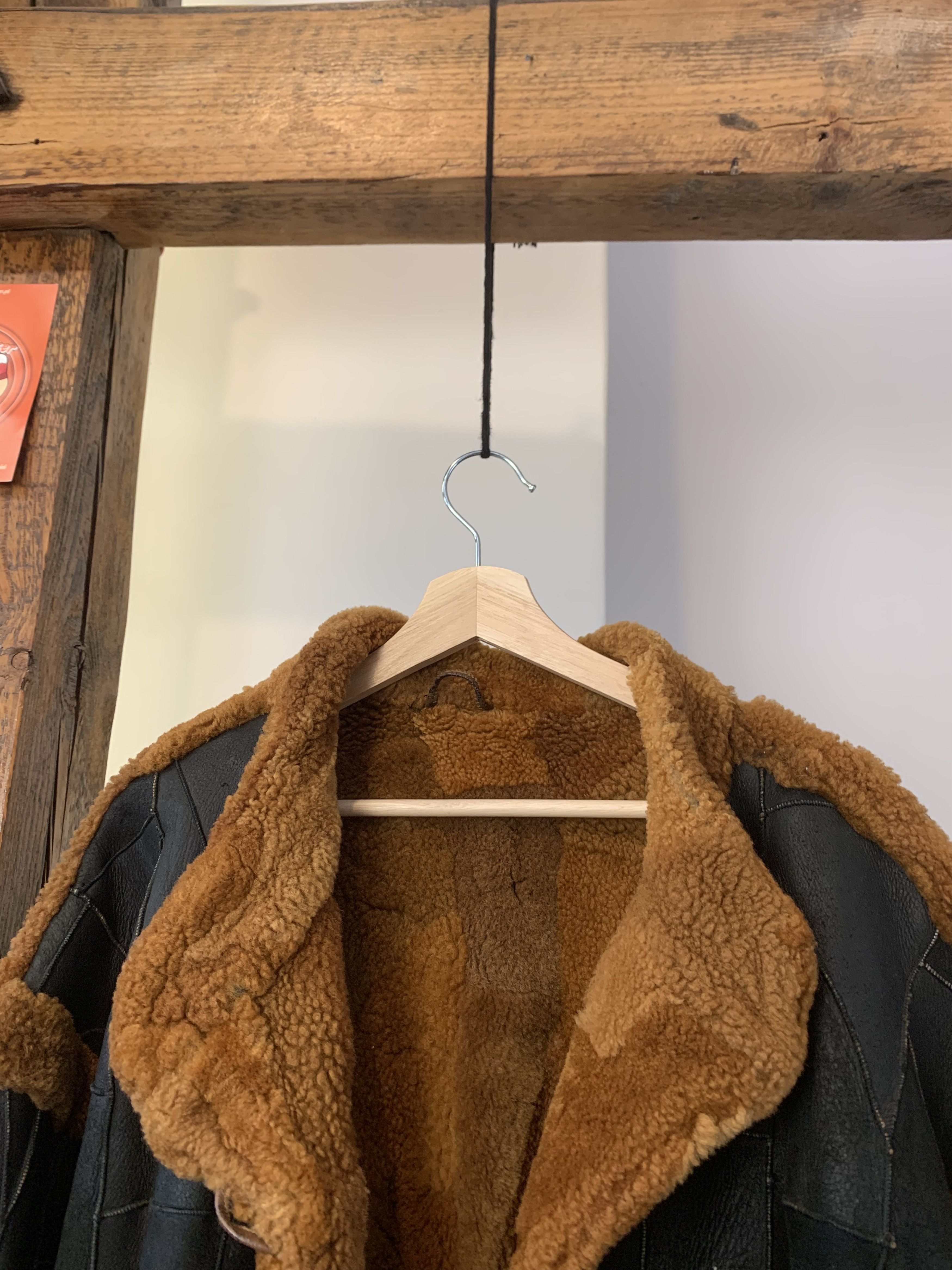 Other 80s/90s Patchwork Sherpa Jacket Mink fur Long Coat Size US M / EU 48-50 / 2 - 8 Thumbnail