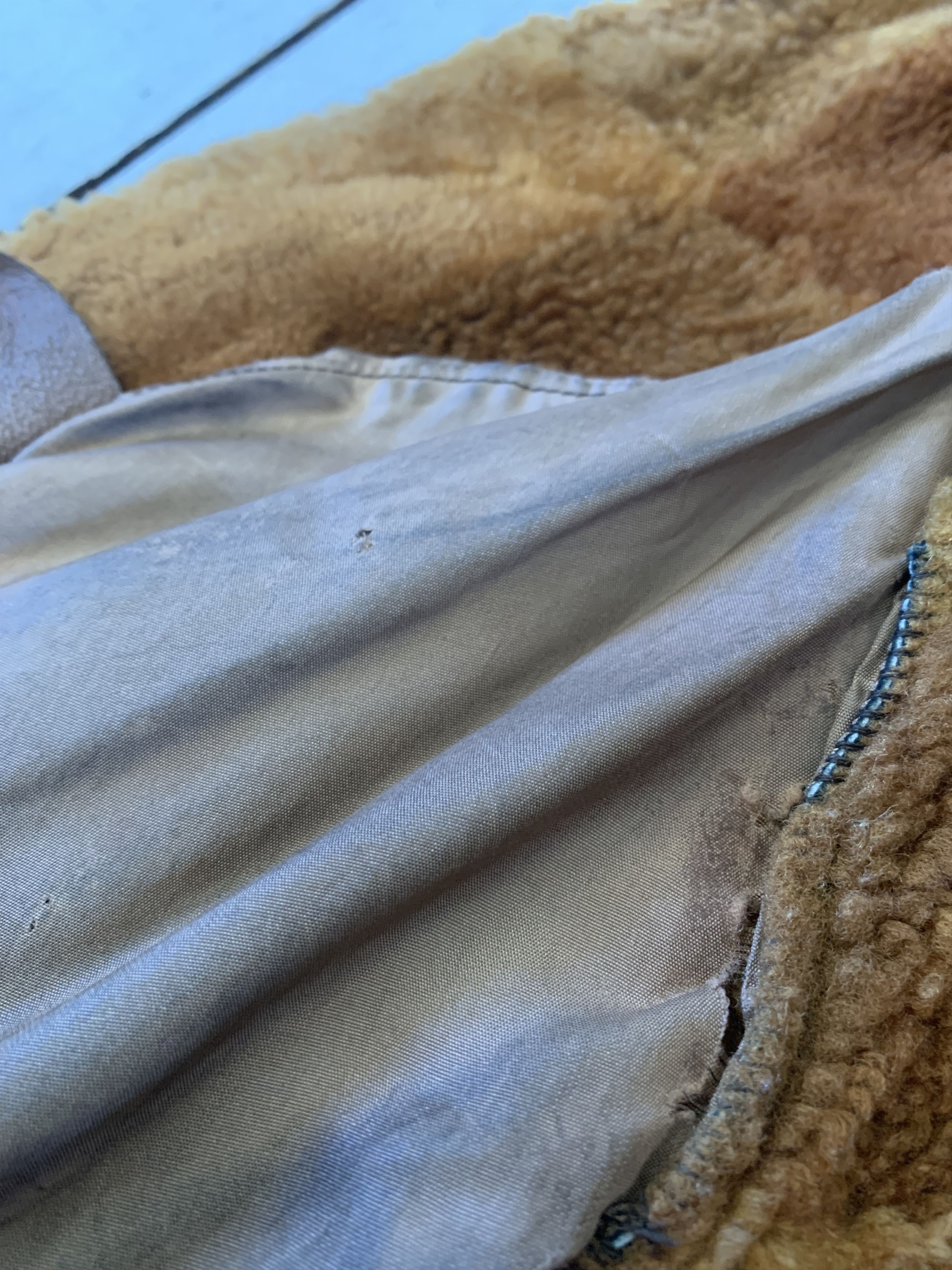 Other 80s/90s Patchwork Sherpa Jacket Mink fur Long Coat Size US M / EU 48-50 / 2 - 13 Thumbnail
