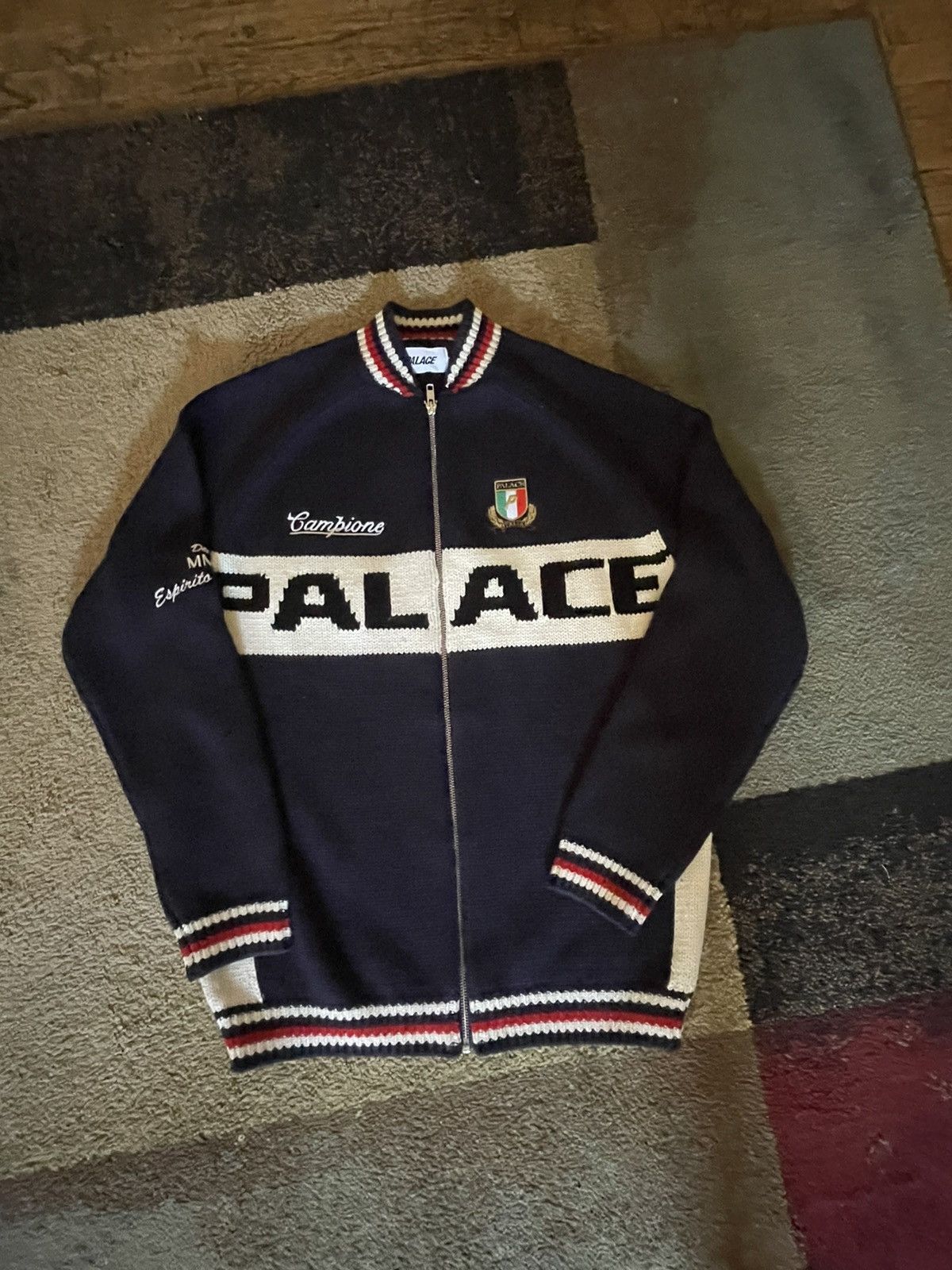 PALACE Cycle Knit Navy M