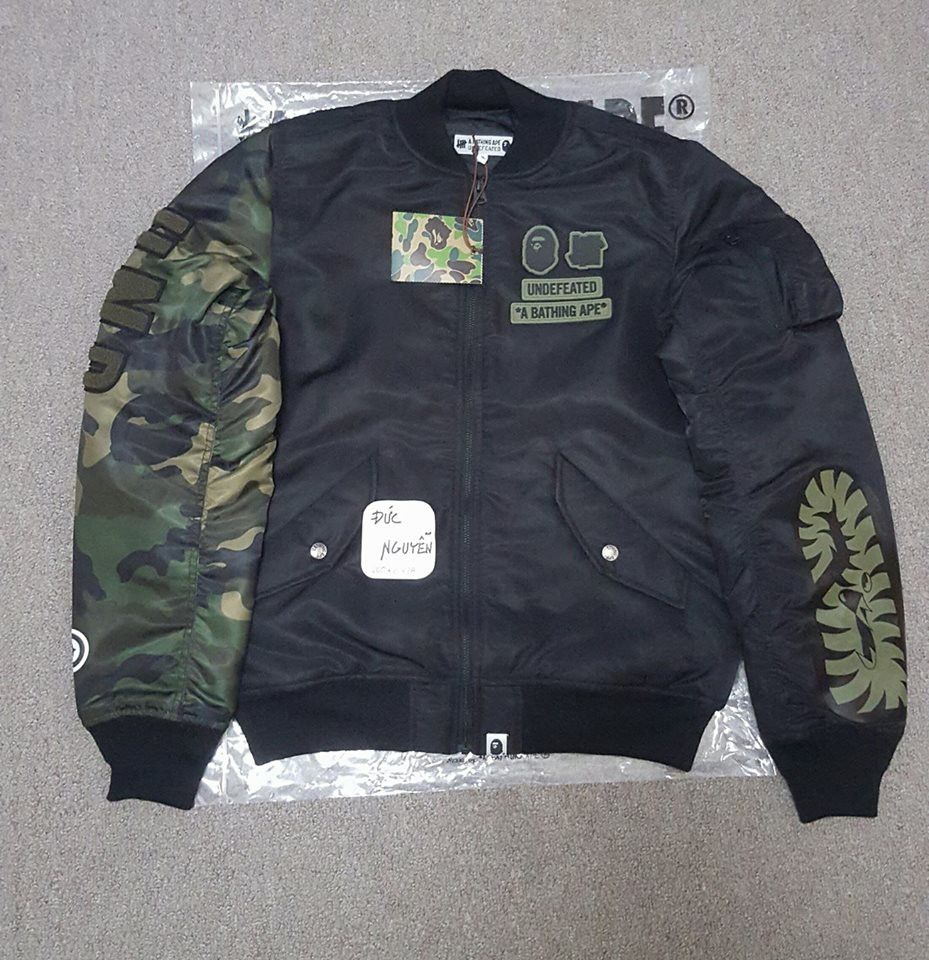 Bape × Undefeated BAPE® X UNDEFEATED WOODLAND CAMO SHARK MA