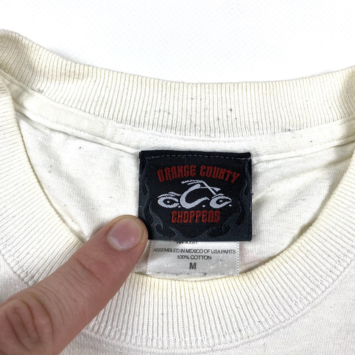 Band Tees 2003 Vintage Orange County Choppers T Shirt West Coast Hype Size US M / EU 48-50 / 2 - 6 Thumbnail