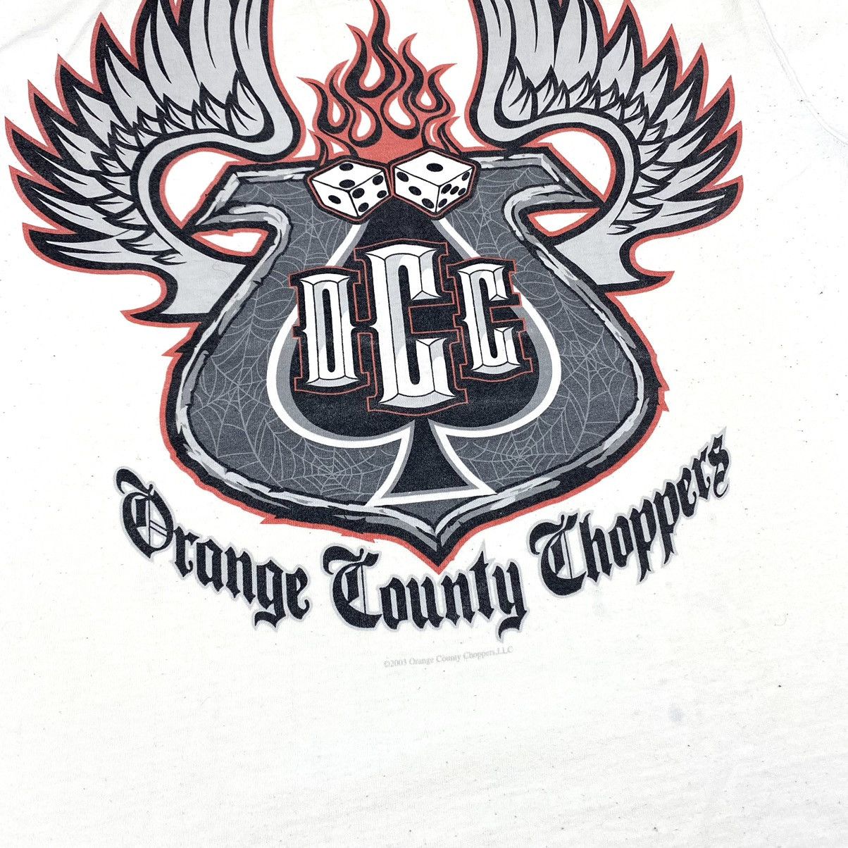 Band Tees 2003 Vintage Orange County Choppers T Shirt West Coast Hype Size US M / EU 48-50 / 2 - 10 Thumbnail