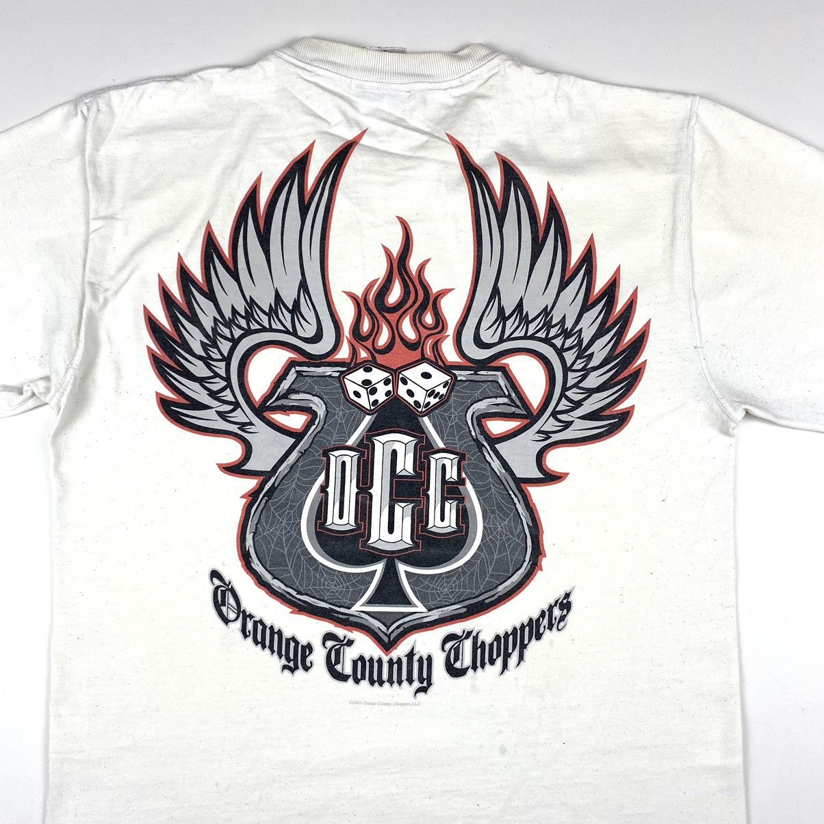 Band Tees 2003 Vintage Orange County Choppers T Shirt West Coast Hype Size US M / EU 48-50 / 2 - 9 Thumbnail