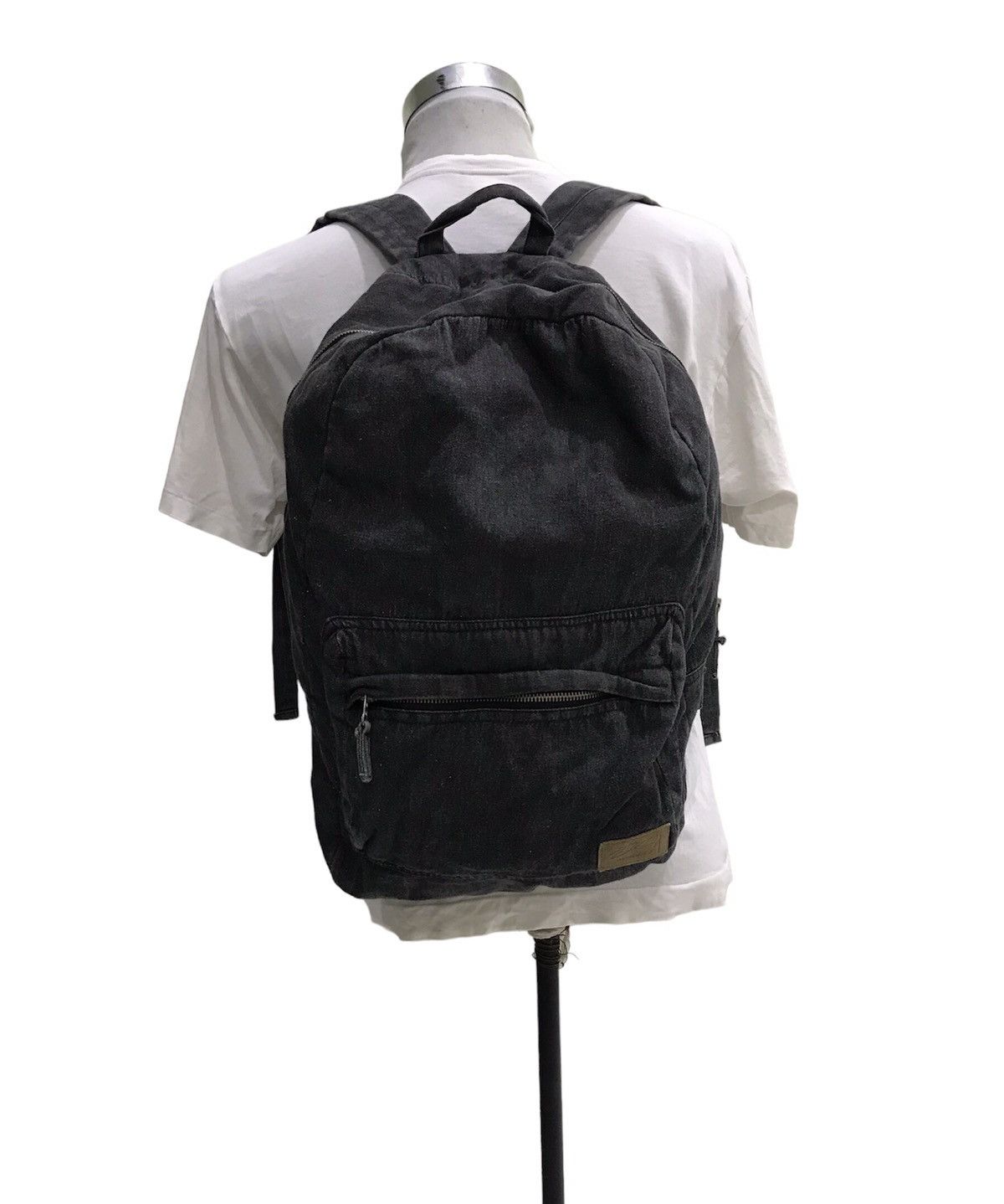 Stussy black factory backpack