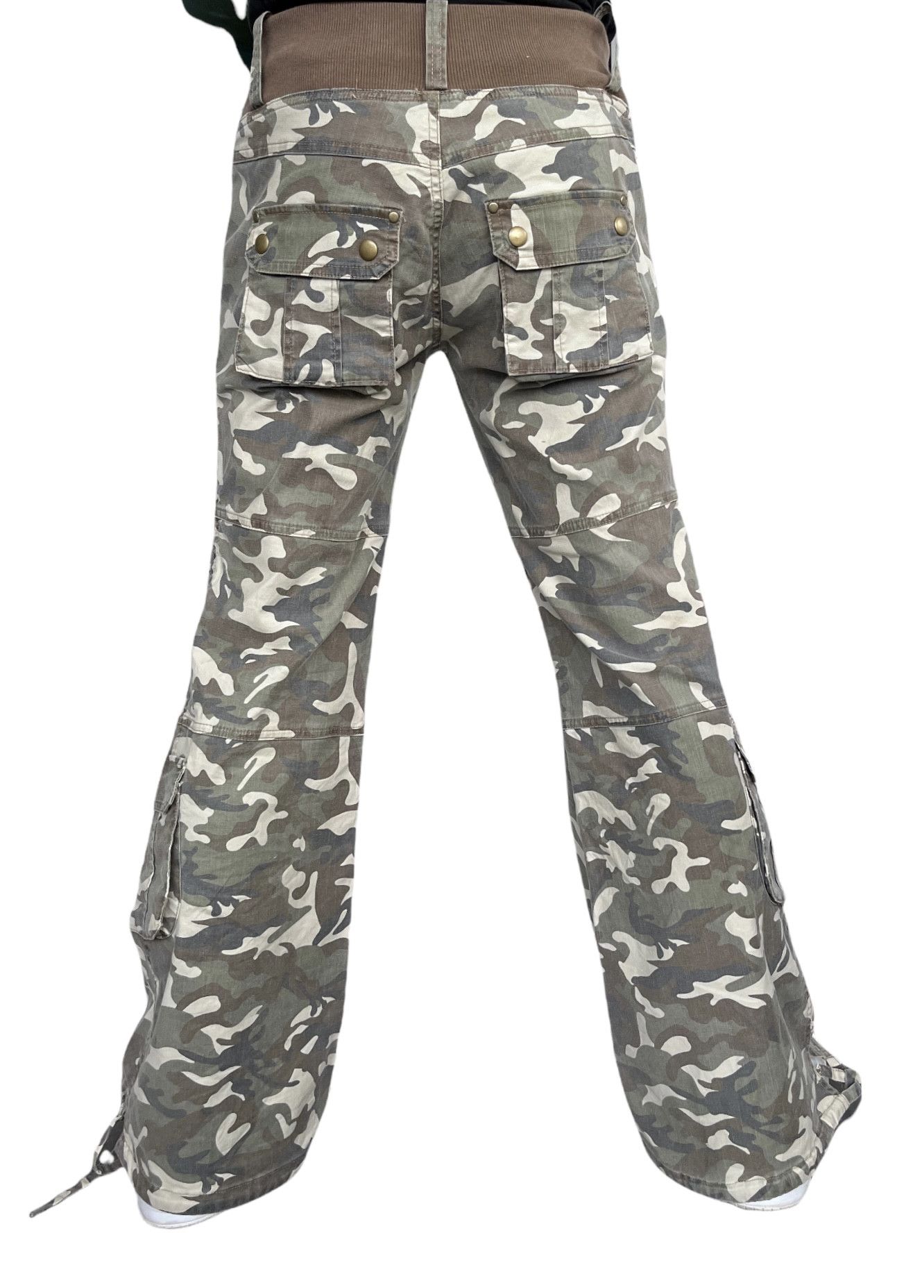 Tribal Streetwear FYE Stretch Multipocket Ultra Flare Pants GOA Style Size US 30 / EU 46 - 10 Thumbnail