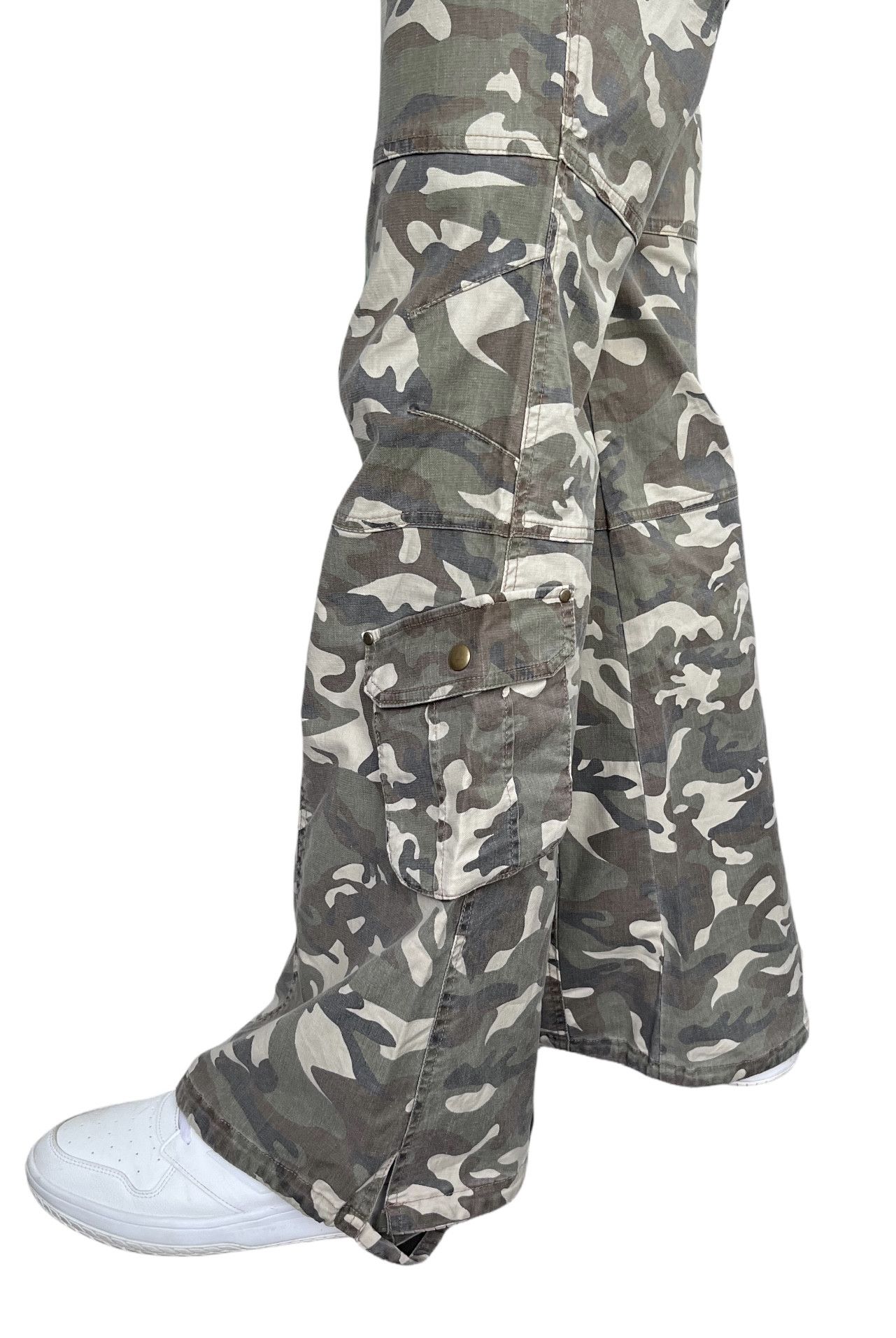 Tribal Streetwear FYE Stretch Multipocket Ultra Flare Pants GOA Style Size US 30 / EU 46 - 4 Thumbnail